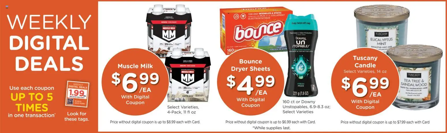 Fred Meyer Weekly Ad - valid from 21.01.2026 | Page: 4 | Products: Milk, Tea, Dryer