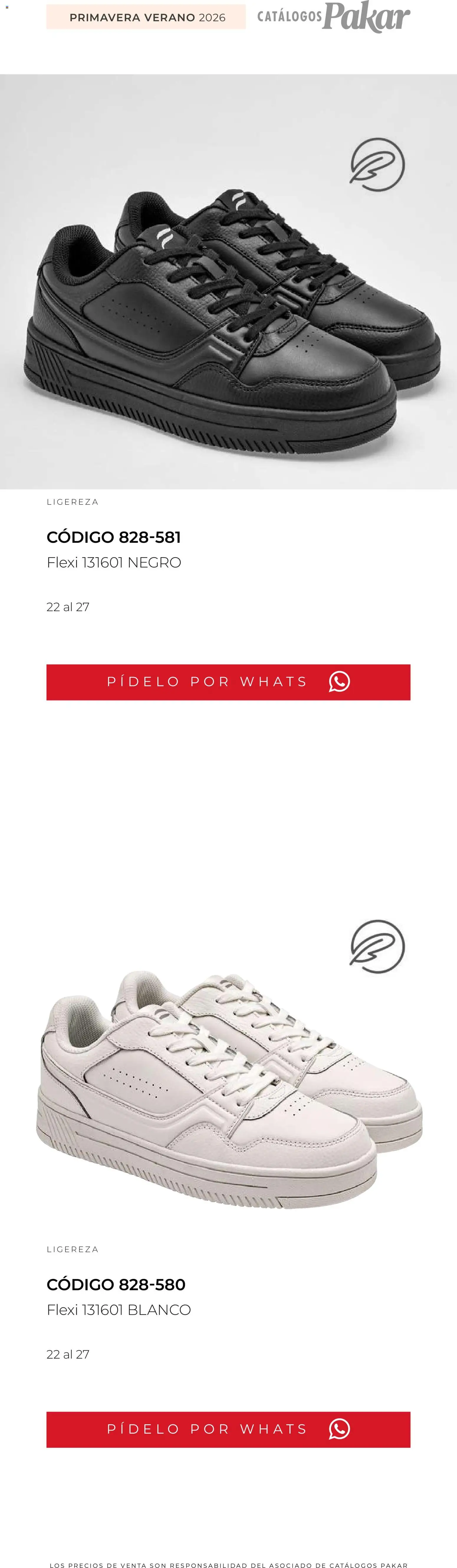 Nuevas ofertas de SC Pakar válidas en toda la República Mexicana desde el 04.03.2026. ¡Encuentra las mejores ofertas en SC Pakar catálogo Flexi PV26! | Página: 134