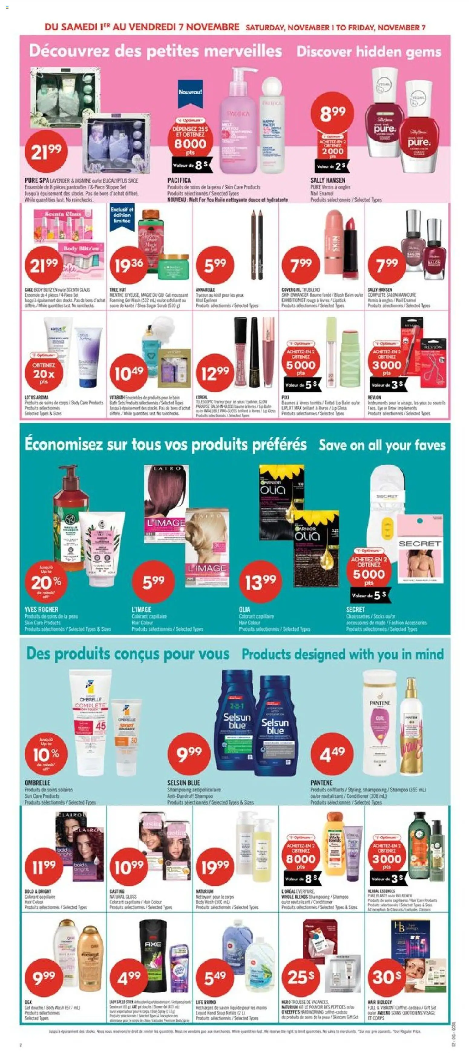 Pharmaprix flyer valid from 01.11.2025 | Page: 19 | Products: Eyeliner, Lip gloss, Hair color, Soap