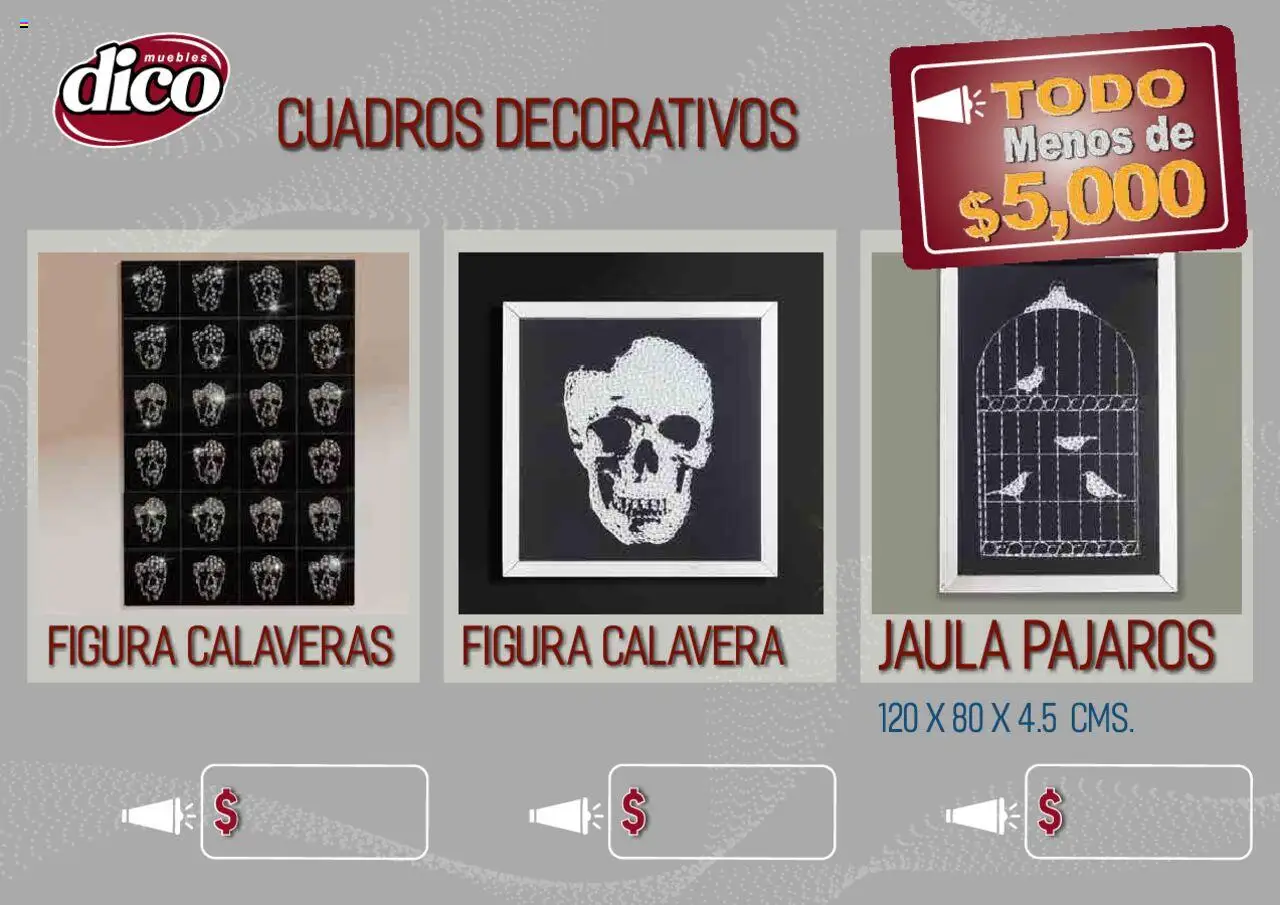 Nuevas ofertas de Muebles Dico válidas en toda la República Mexicana desde el 12.02.2025. ¡Encuentra las mejores ofertas en Muebles Dico catálogo Todo Menos! | Página: 99