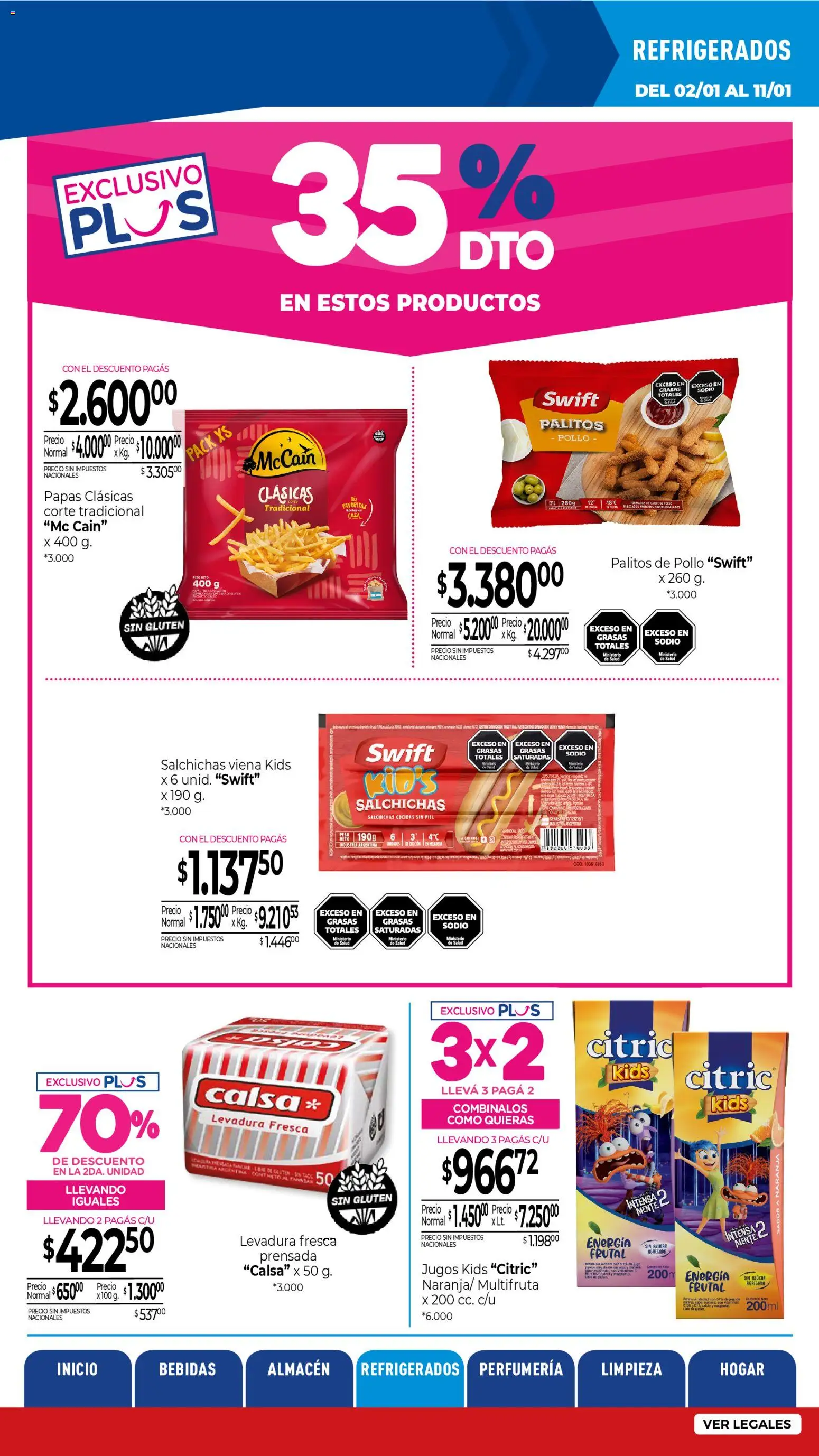 La Anonima catálogo │ válido desde el 02.01.2026 | Página: 18 | Productos: Peso, Pollo, Batería, Azucar