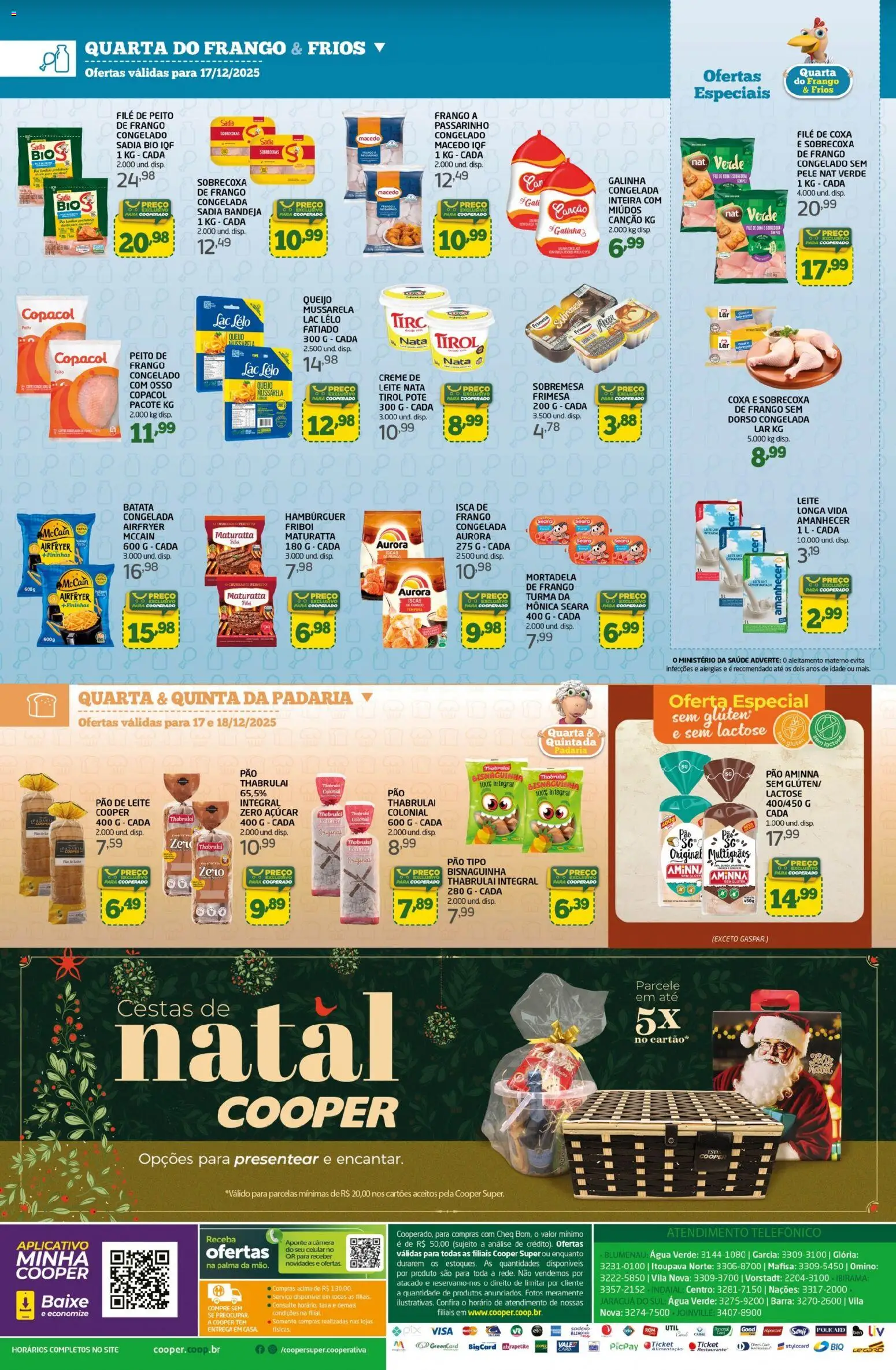 Cooper Folheto - válido de 15.12.2025 | Página: 2 | Produtos: Queijo, Mortadela, Bandeja, Açúcar