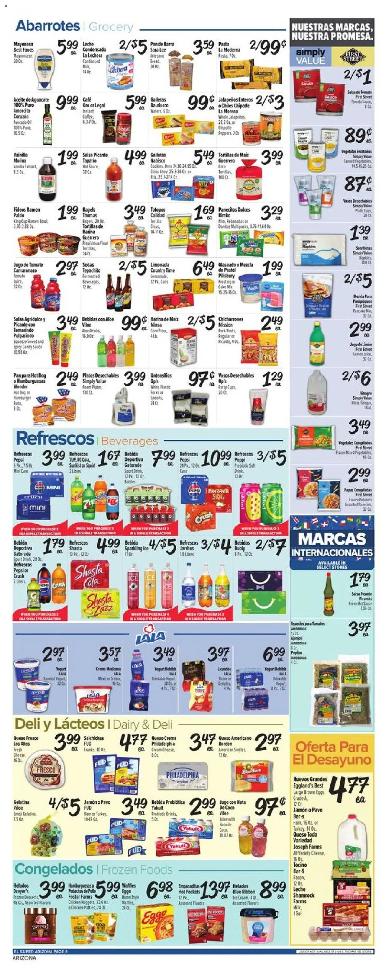 El Super Weekly Ad - AK - valid from 05.11.2025 | Page: 2 | Products: Yogurt, Eggs, Pasta, Chips