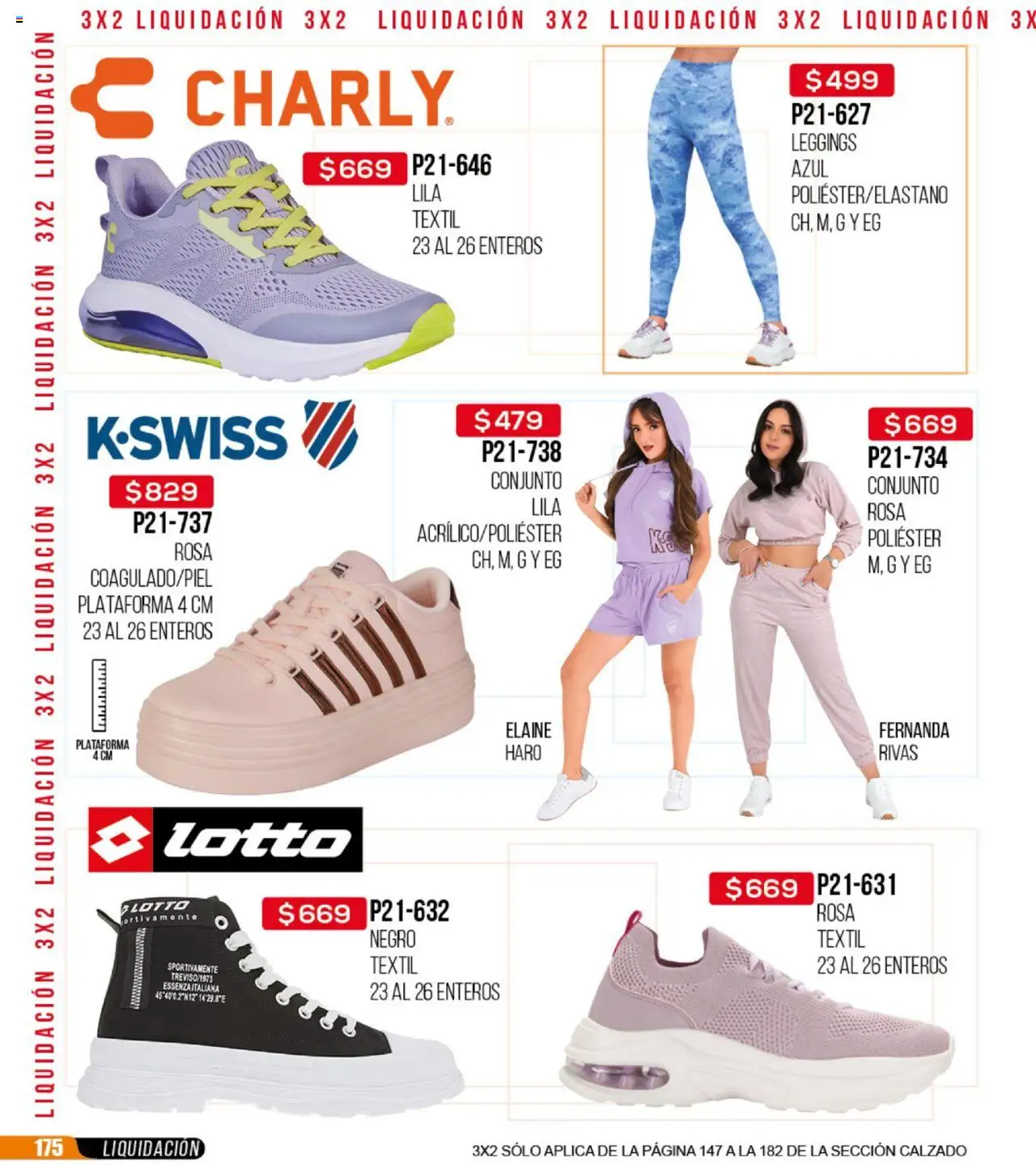 Nuevas ofertas de Cklass válidas en toda la República Mexicana desde el 09.09.2025. ¡Encuentra las mejores ofertas en Cklass - Catálogo Liquidacion Calzado! | Página: 176 | Productos: Leggings, Conjunto