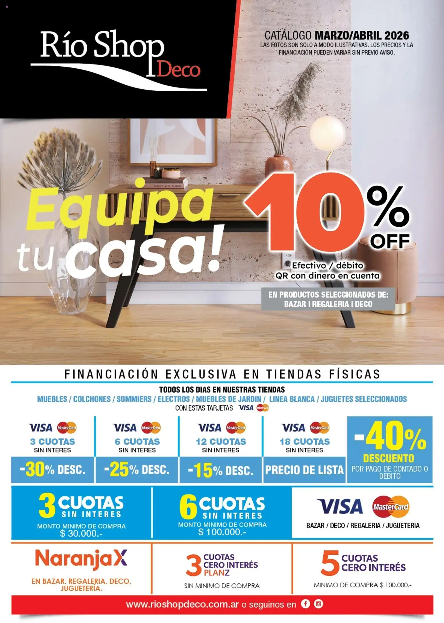 Río Shop Deco catálogo │ válido desde el 17.03.2026 | Página: 1