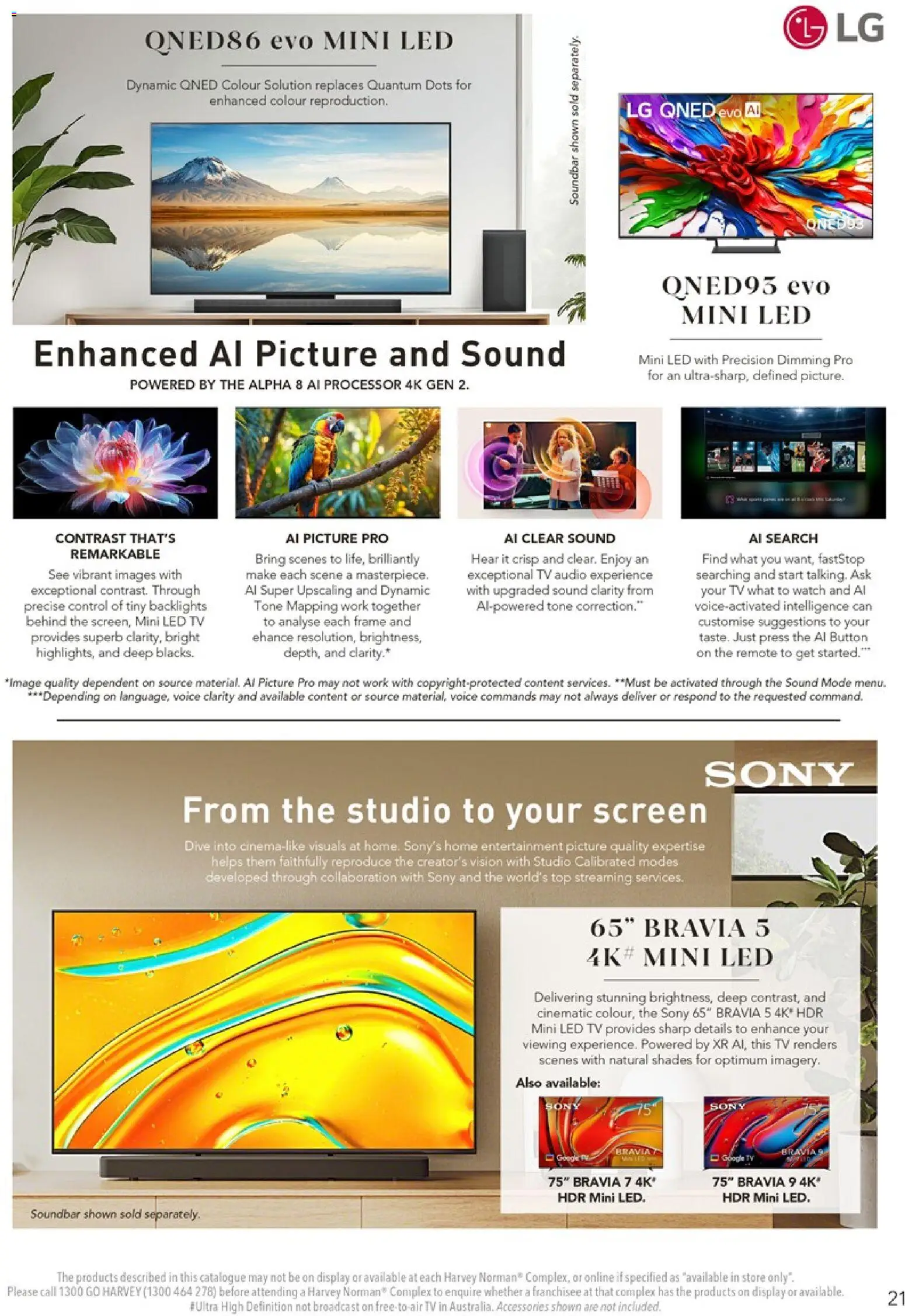 Harvey Norman catalogue - valid from 05.12.2025 | Page: 21 | Products: Watch, Tv, Audio, Screen