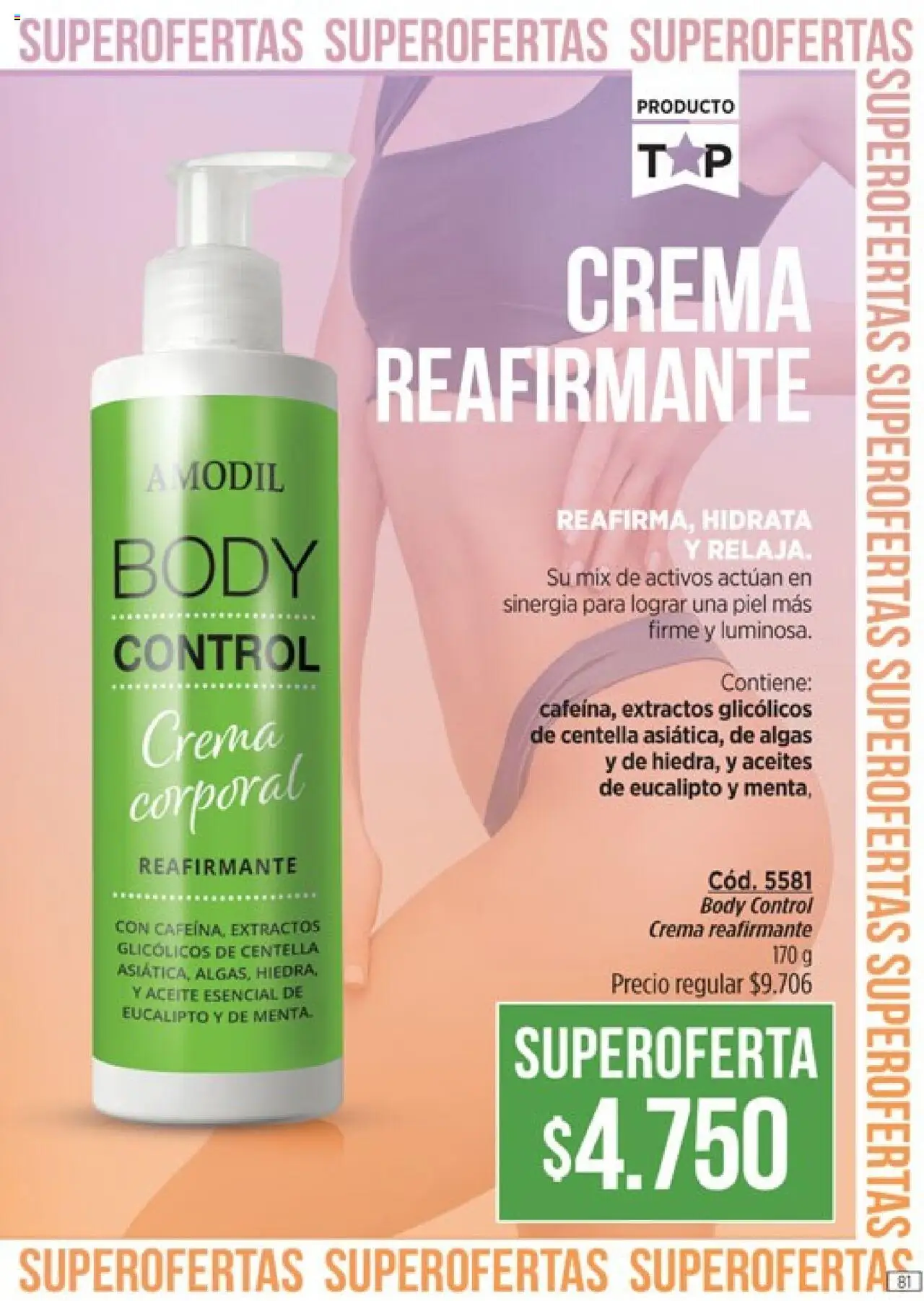 Catálogo Amodil Campaña 11 │ válido desde el 13.06.2025 | Página: 81 | Productos: Body, Aceite, Crema