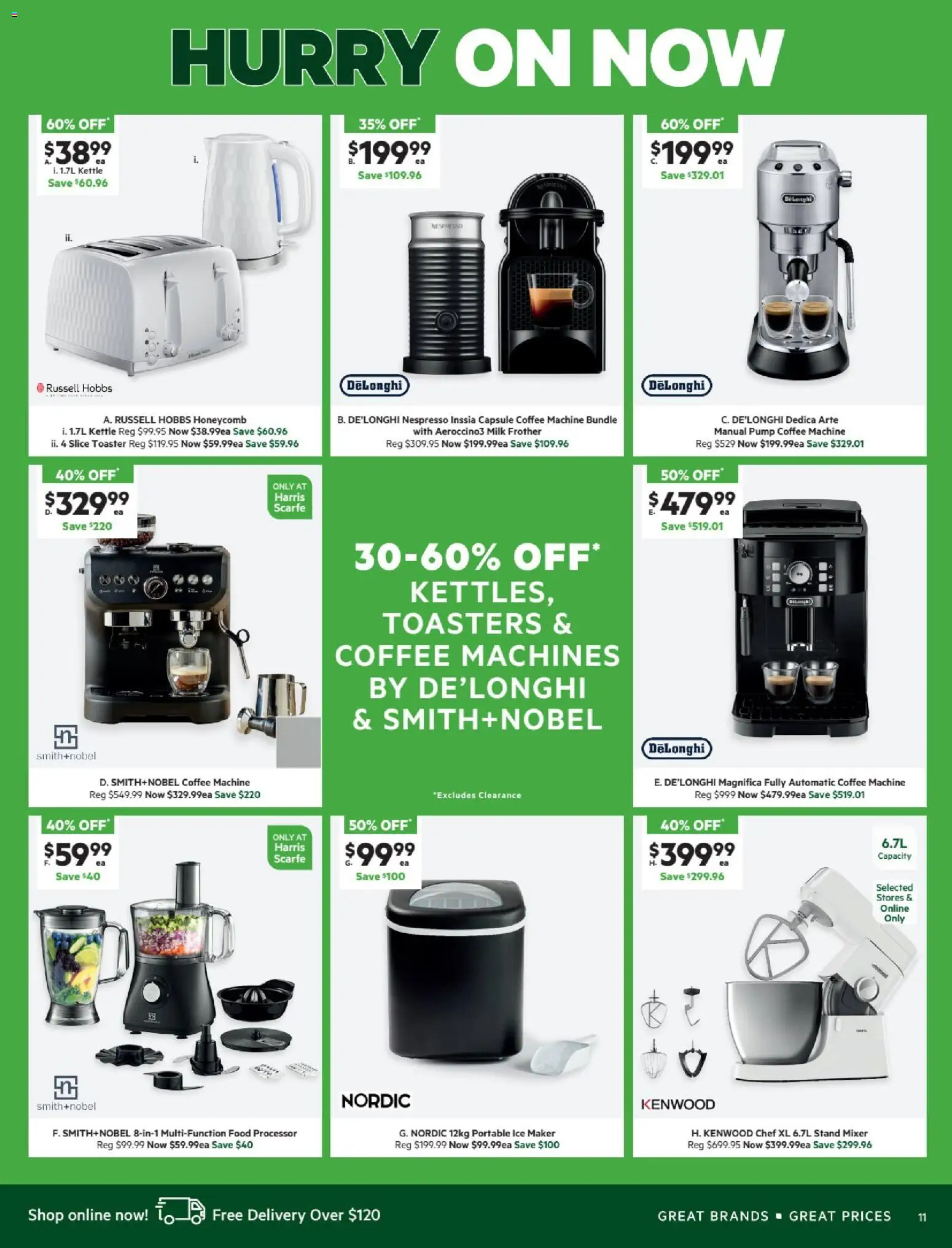 Harris Scarfe catalogue - valid from 24.12.2025 | Page: 11 | Products: Milk, Portable, Mixer, Food processor