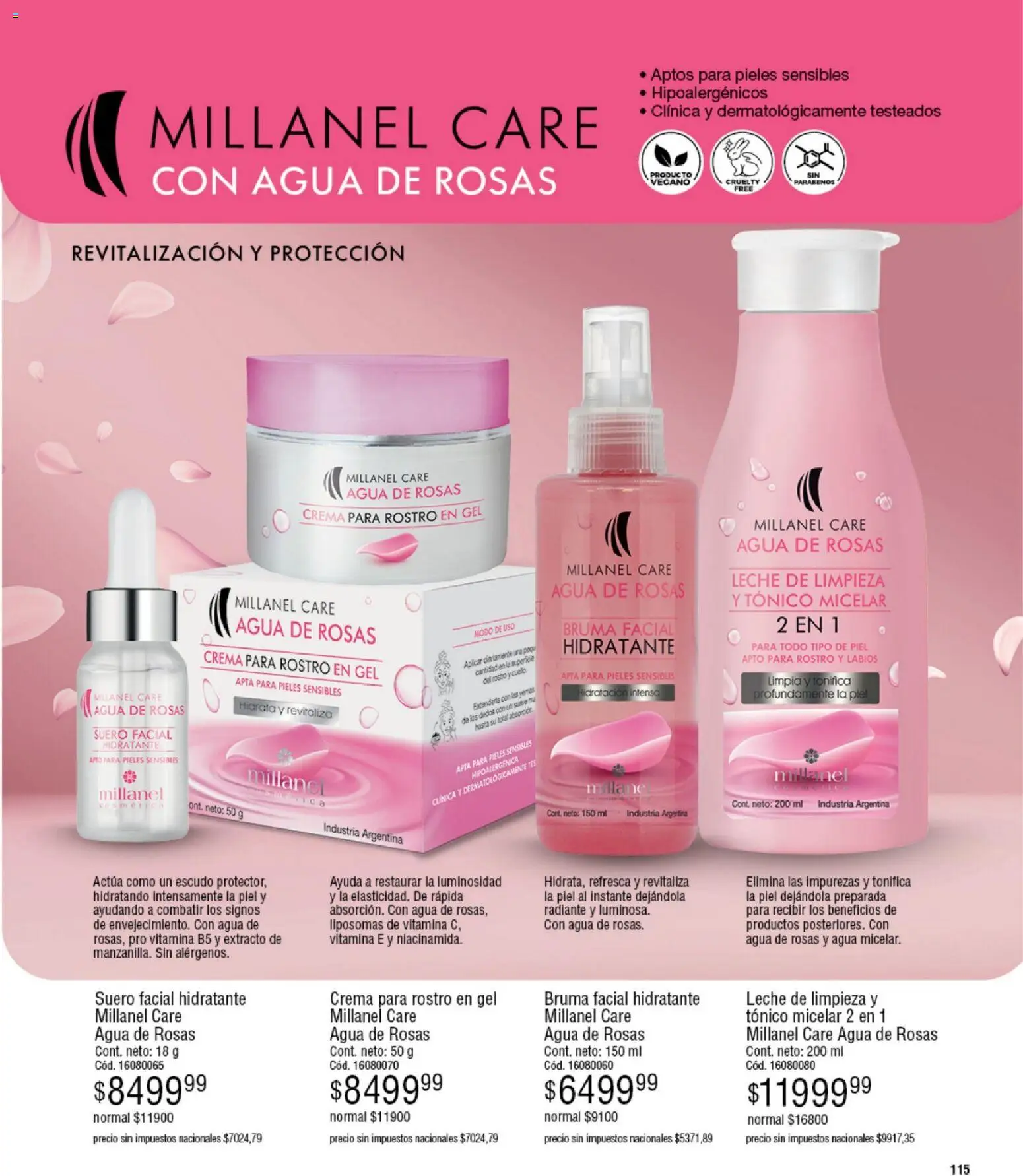 Millanel - Catálogo │ válido desde el 08.12.2025 | Página: 139 | Productos: Bruma, Leche, Radiante, Crema