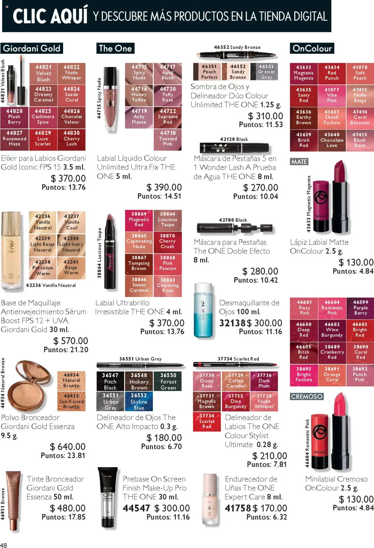 Nuevas ofertas de Oriflame válidas en toda la República Mexicana desde el 13.09.2025. ¡Encuentra las mejores ofertas en Oriflame - Campaña 13 2025! | Página: 48