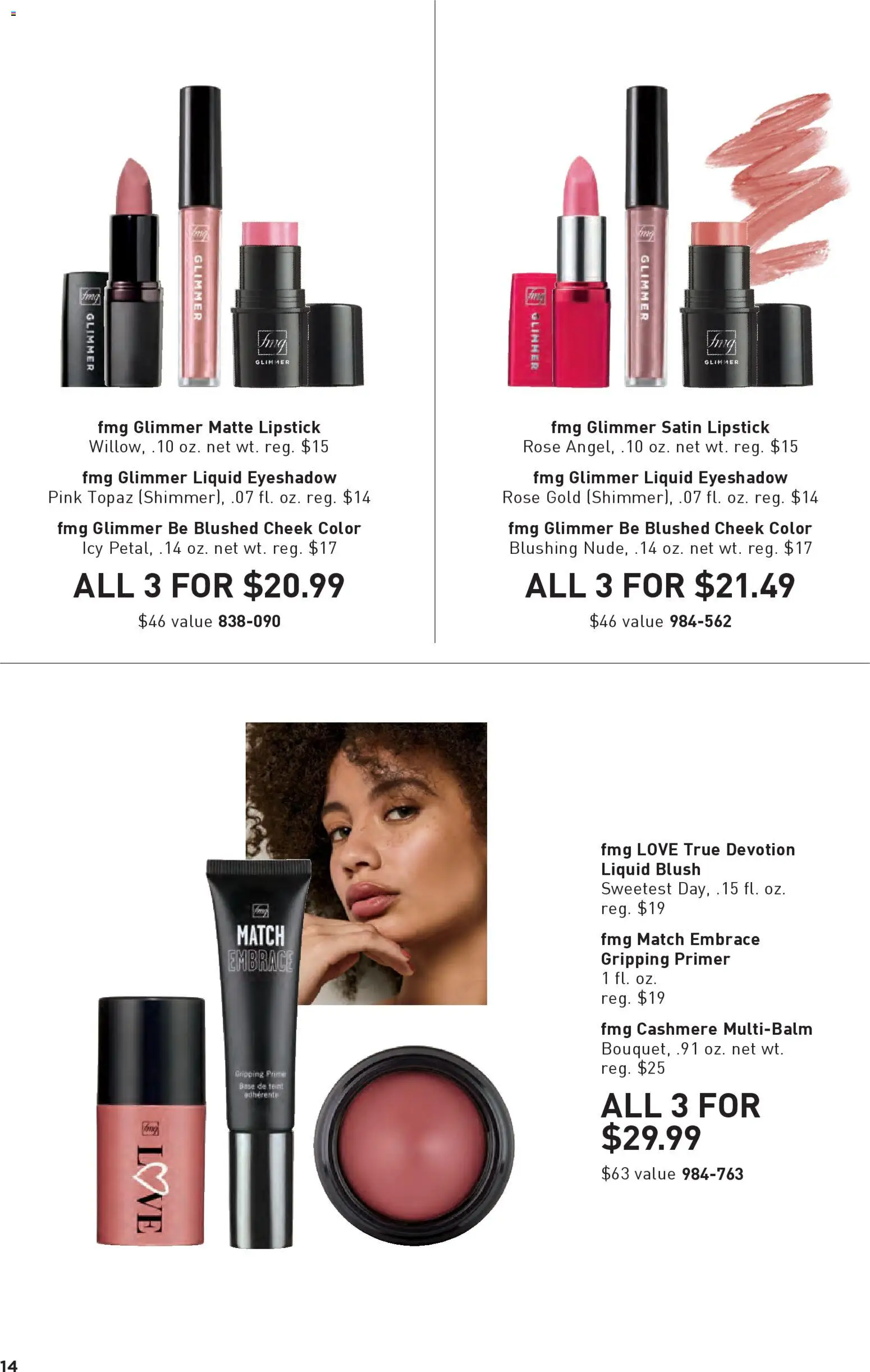 Avon Good Buys Flyer - valid from 25.03.2026 | Page: 14 | Products: Blush, Eyeshadow, Lipstick