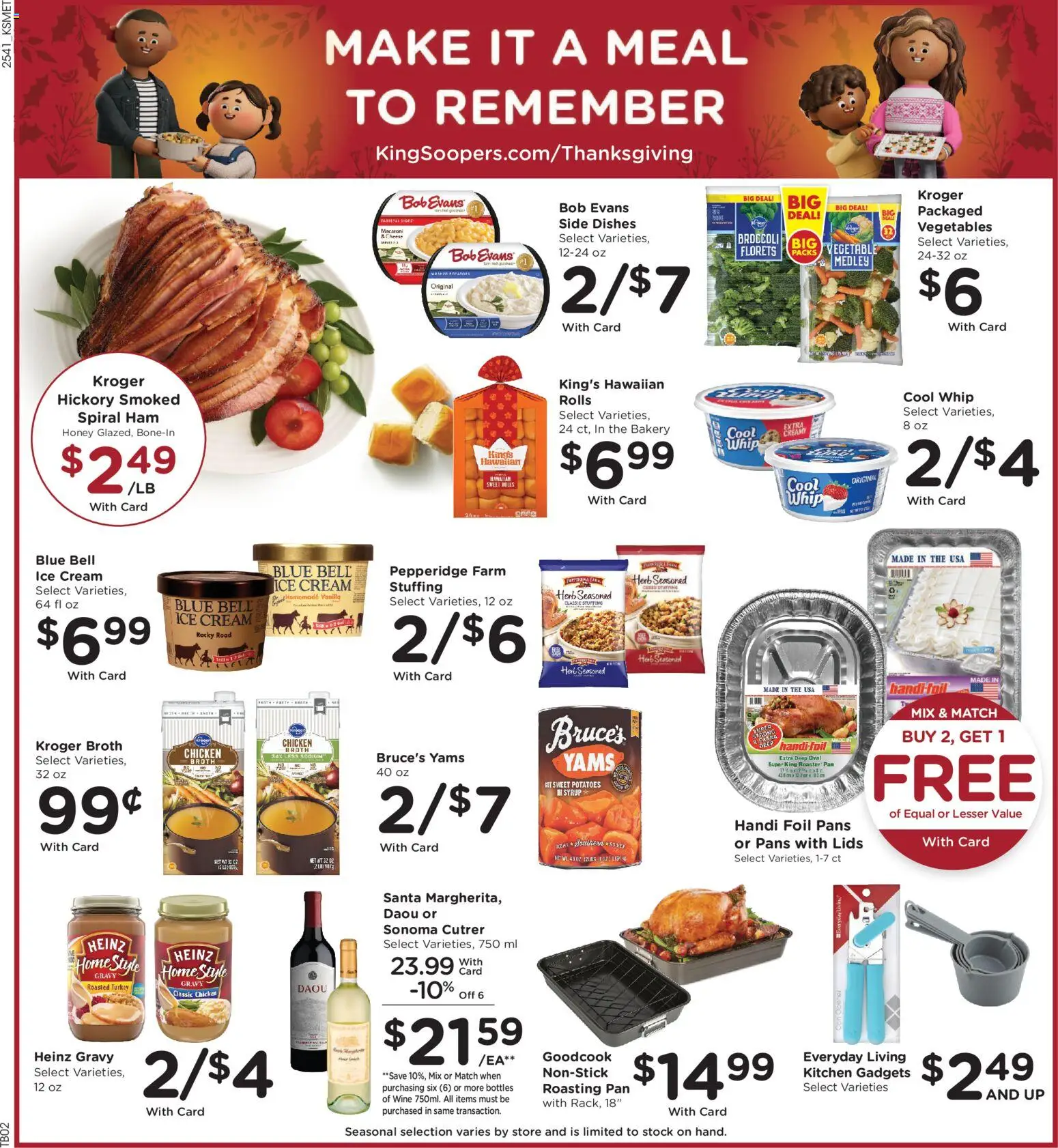 King Soopers Black Friday - valid from 12.11.2025 | Page: 4 | Products: Bakery, Ham, Wine, Cream