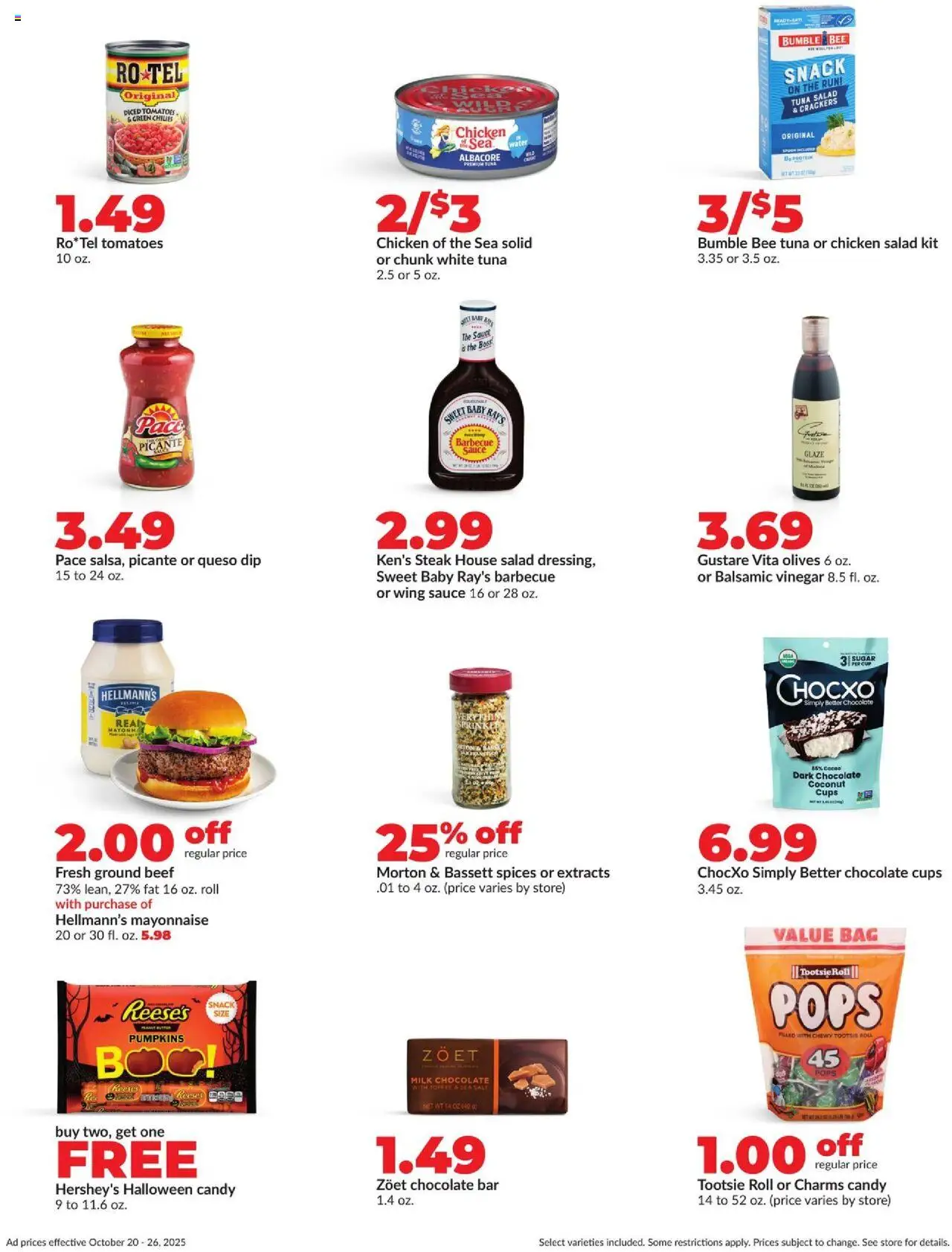 HyVee Weekly Ad - valid from 20.10.2025 | Page: 22 | Products: Salad, Spices, Sauce, Salt
