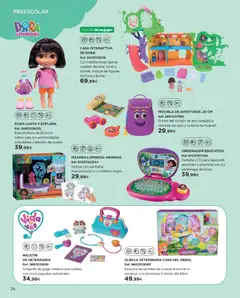 Vista previa de El Corte Inglés catálogo Juguetes, nuevo folleto de la tienda, válido en México a partir del 27.10.2025 | Página: 74 | Productos: Pantallas, Mochila, Juego, Conjunto