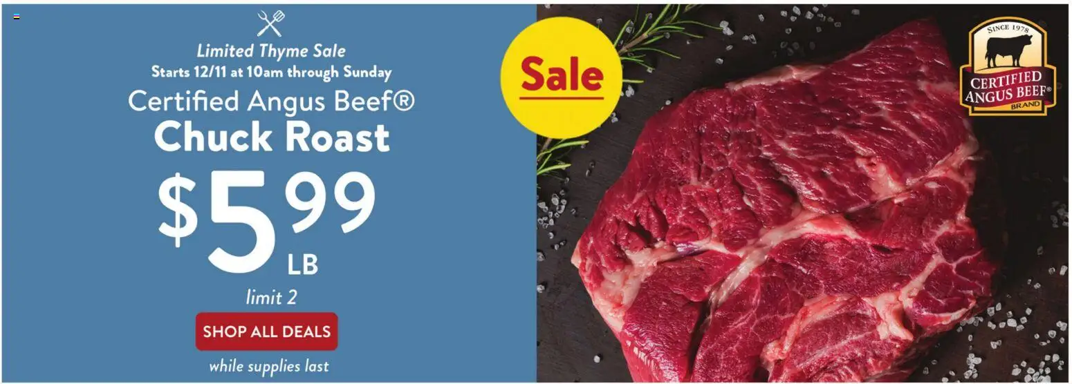 Fresh Thyme Weekly Ad - MN - valid from 10.12.2025 | Page: 1 | Products: Beef