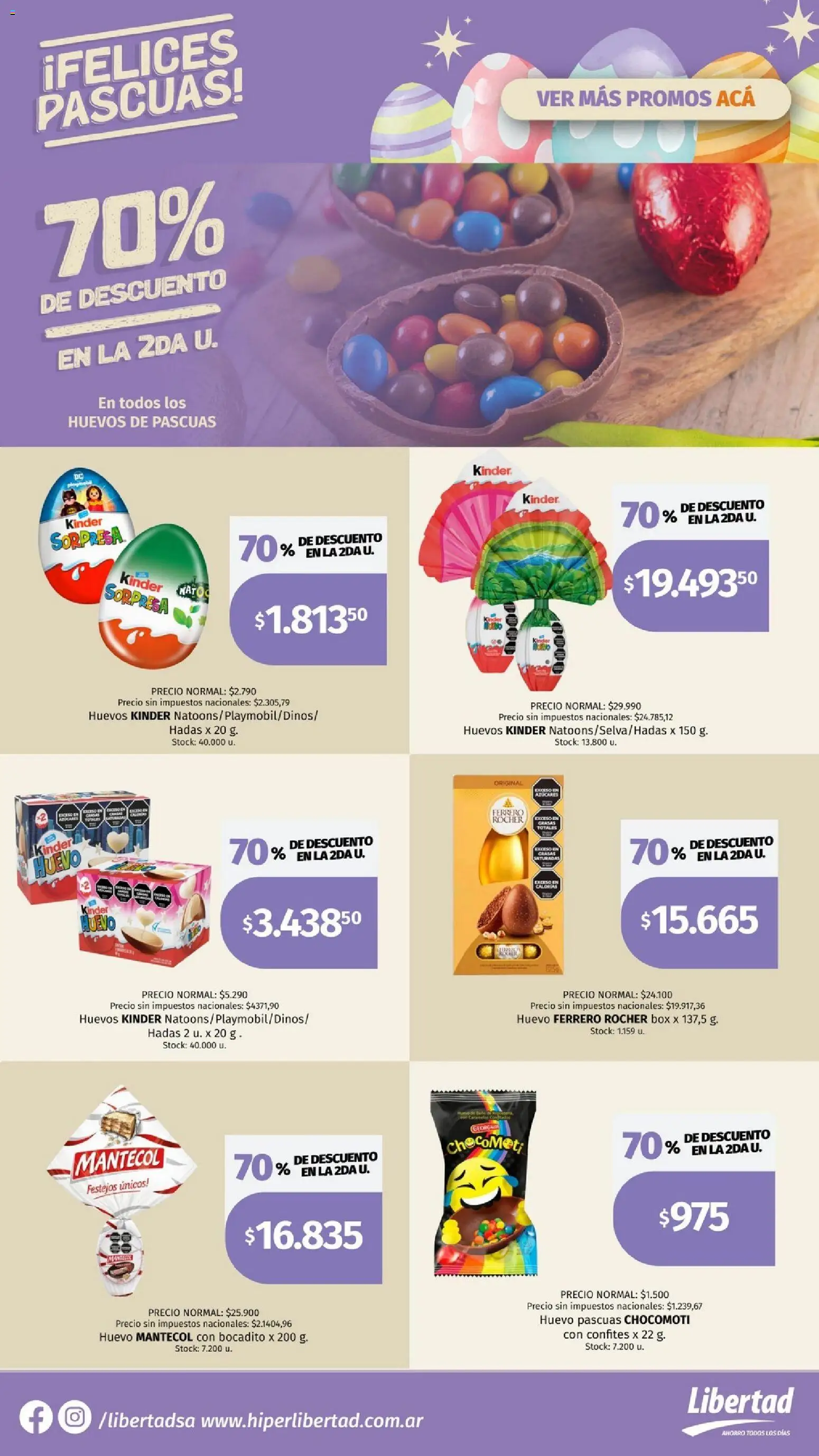Hipermercado Libertad - Pascuas  │ válido desde el 26.03.2026 | Página: 5 | Productos: Huevo, Huevos
