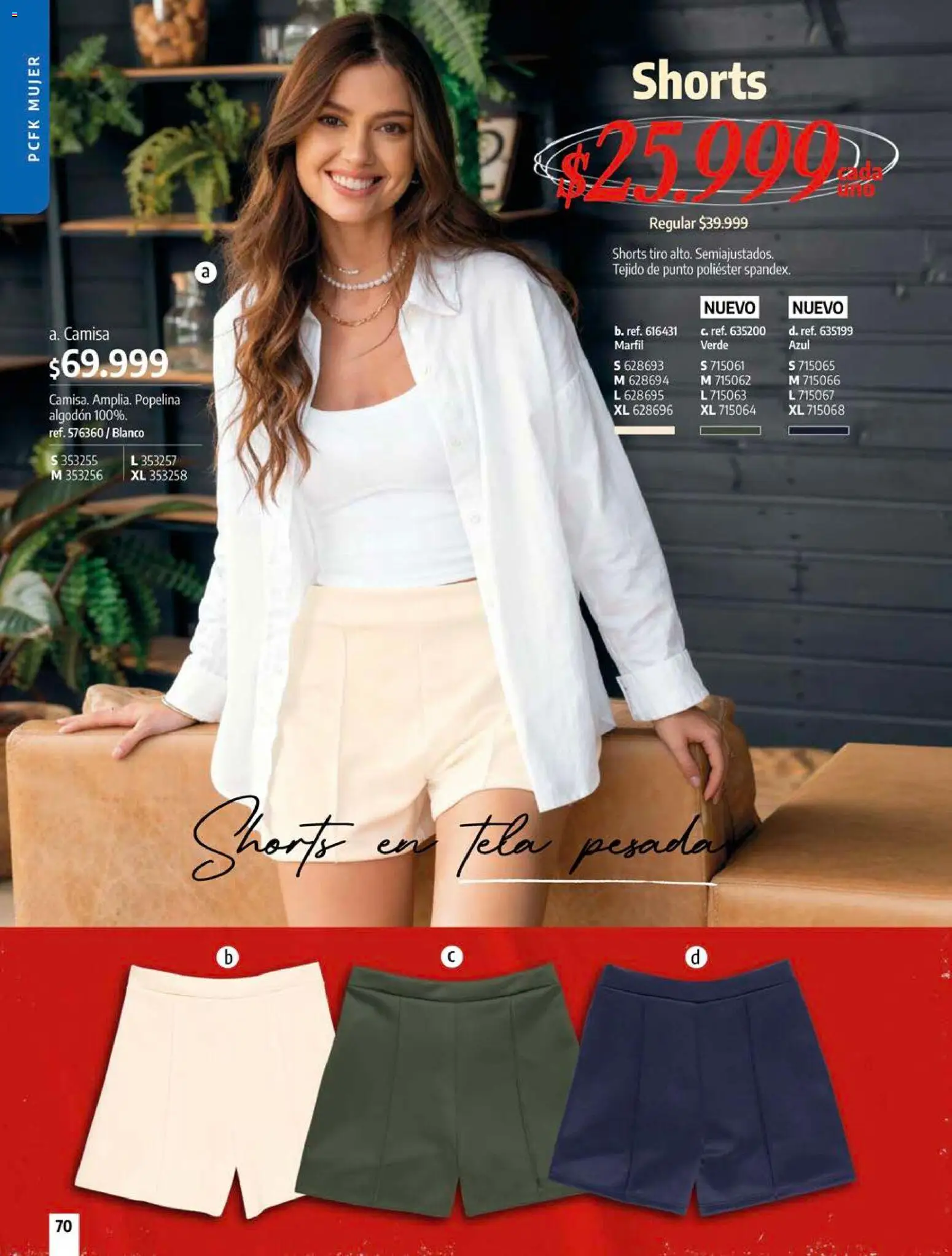 Pacifika revista - valida desde el 01.08.2026 | Página: 70 | Productos: Algodón, Camisa