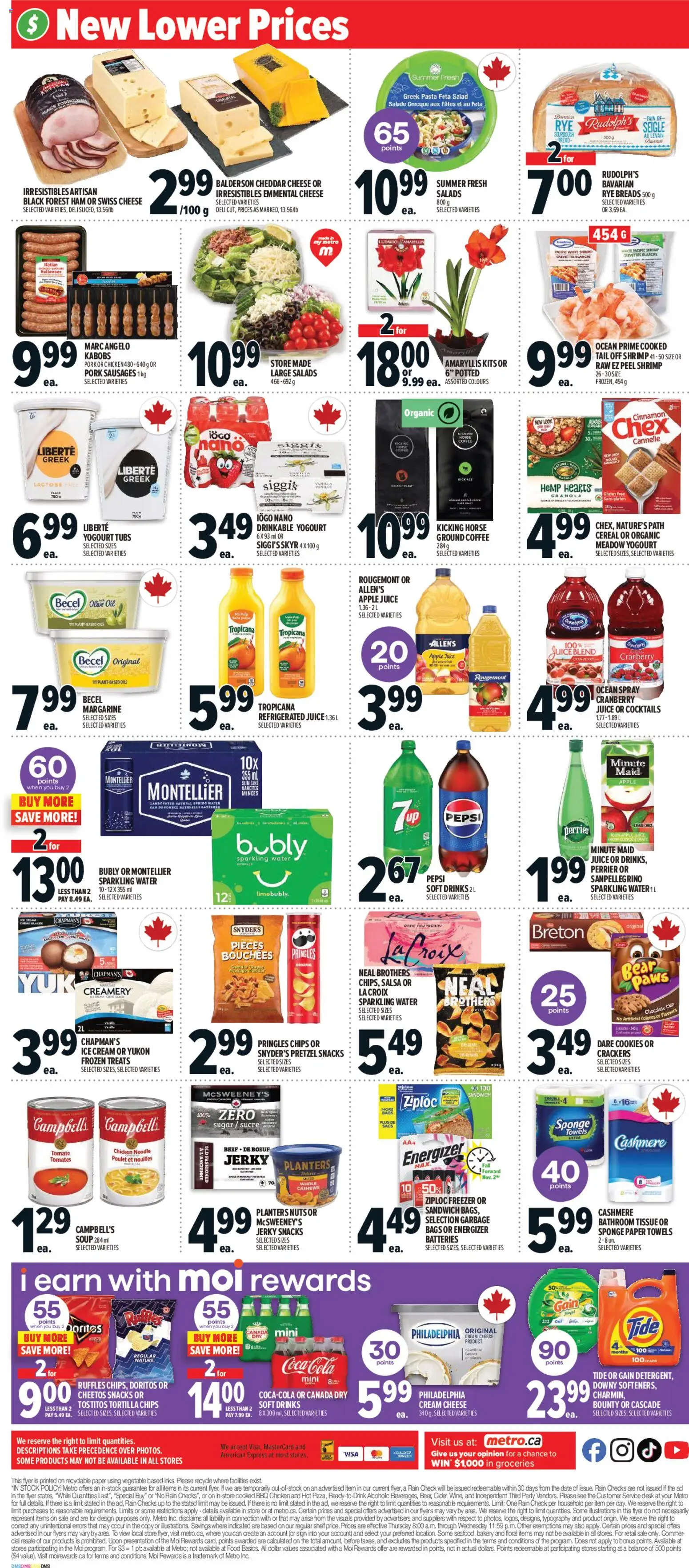 Metro flyer valid from 30.10.2025 | Page: 4 | Products: Bakery, Cheese, Chocolate, Pork