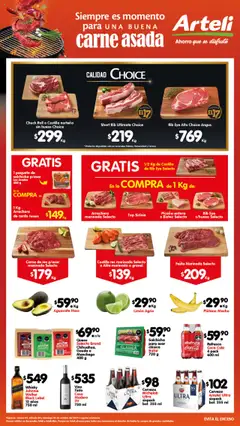 Vista previa de Arteli - Folleto Arteli Carnes & Cortes, nuevo folleto de la tienda, válido en México a partir del 03.10.2025