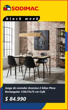 Sodimac ofertas  válido desde el 23.03.2026 | Página: 5 | Productos: Mesa, Juego de comedor, Café
