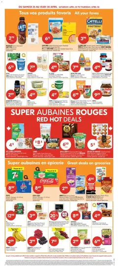 Preview of CRAVE Repas surgelés / Frozen Entrees ou/or PC légumes surgelés / Frozen Vegetables, Produits sélectionnés / Selected Types & Sizes from shop Pharmaprix valid from 24.04.2026 | Page: 5