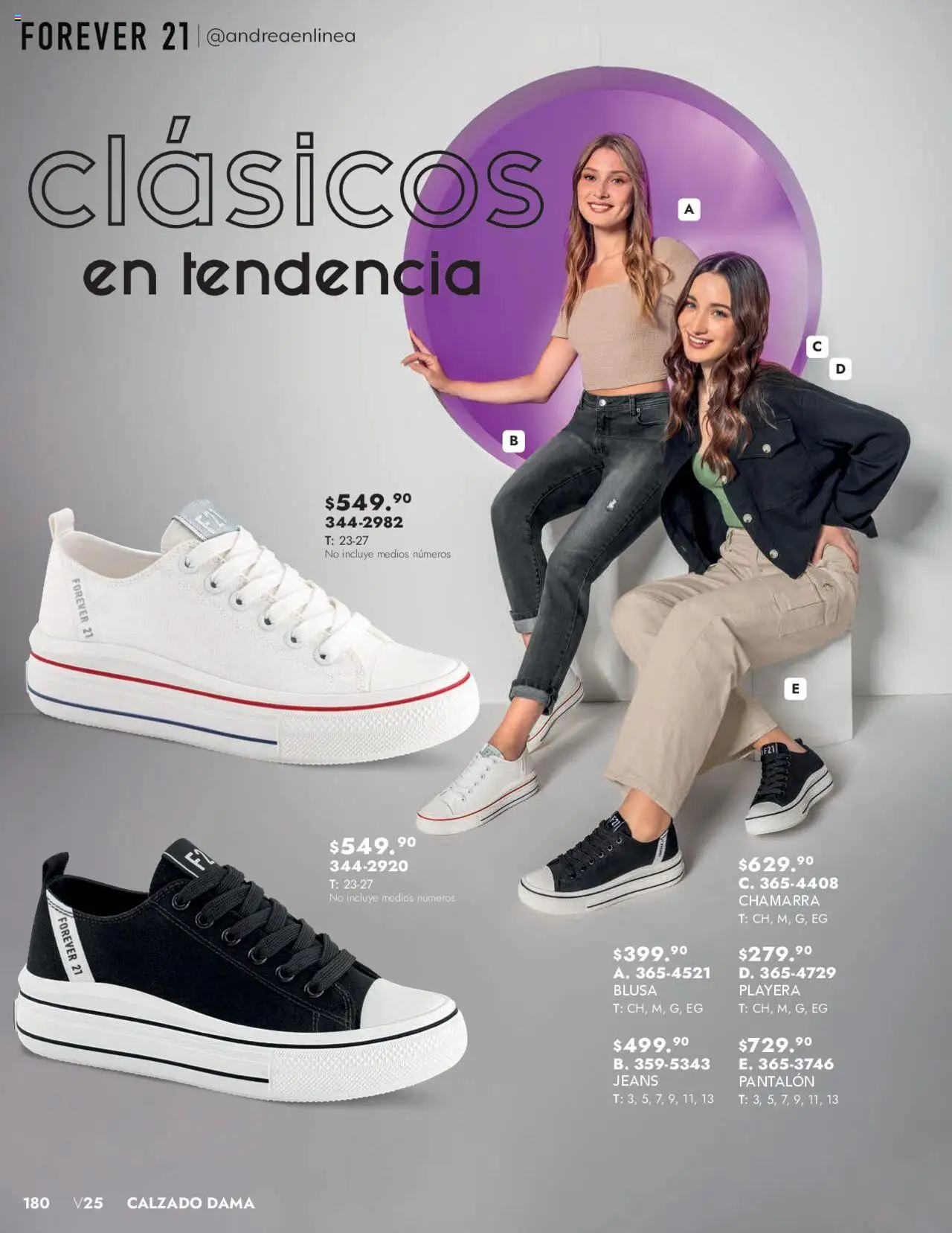 Nuevas ofertas de Andrea válidas en toda la República Mexicana desde el 23.06.2025. ¡Encuentra las mejores ofertas en Andrea catálogo Forever 21! | Página: 20 | Productos: Blusa, Chamarra, Playera