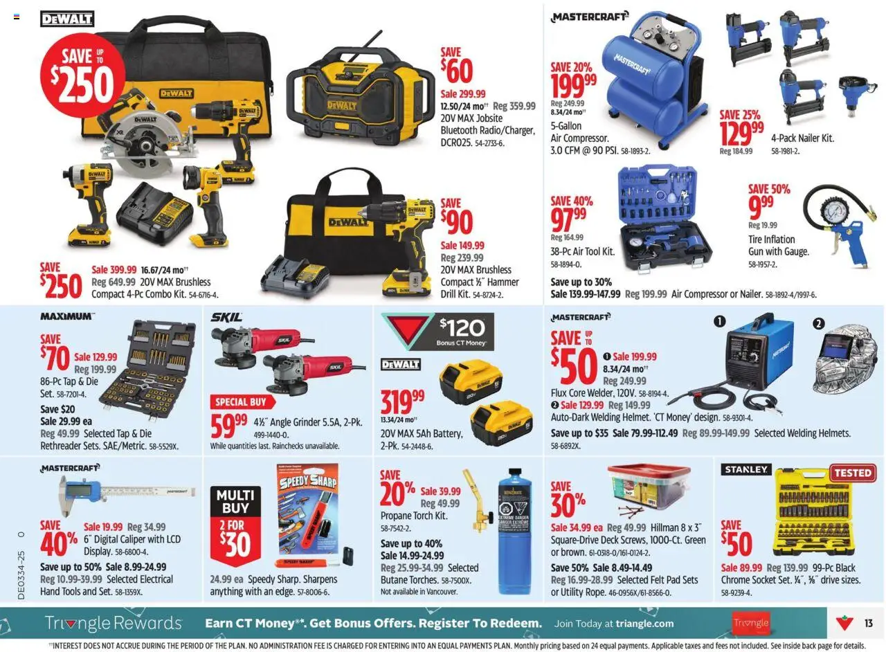Canadian Tire flyer valid from 14.08.2025 | Page: 18 | Products: Grinder, Socket