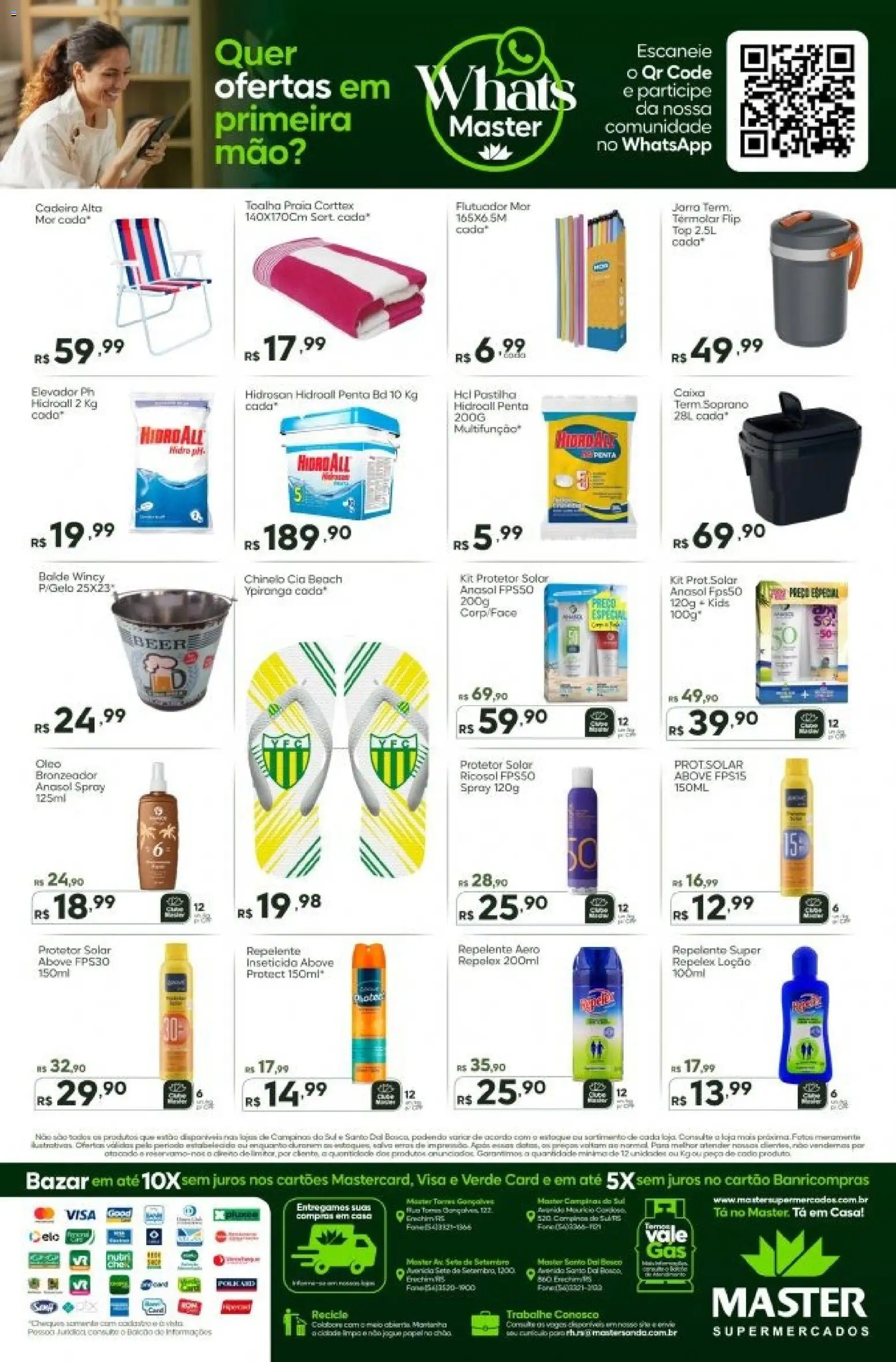 Master Folheto - válido de 02.01.2026 | Página: 7 | Produtos: Bronzeador, Cadeira, Jarra, Inseticida