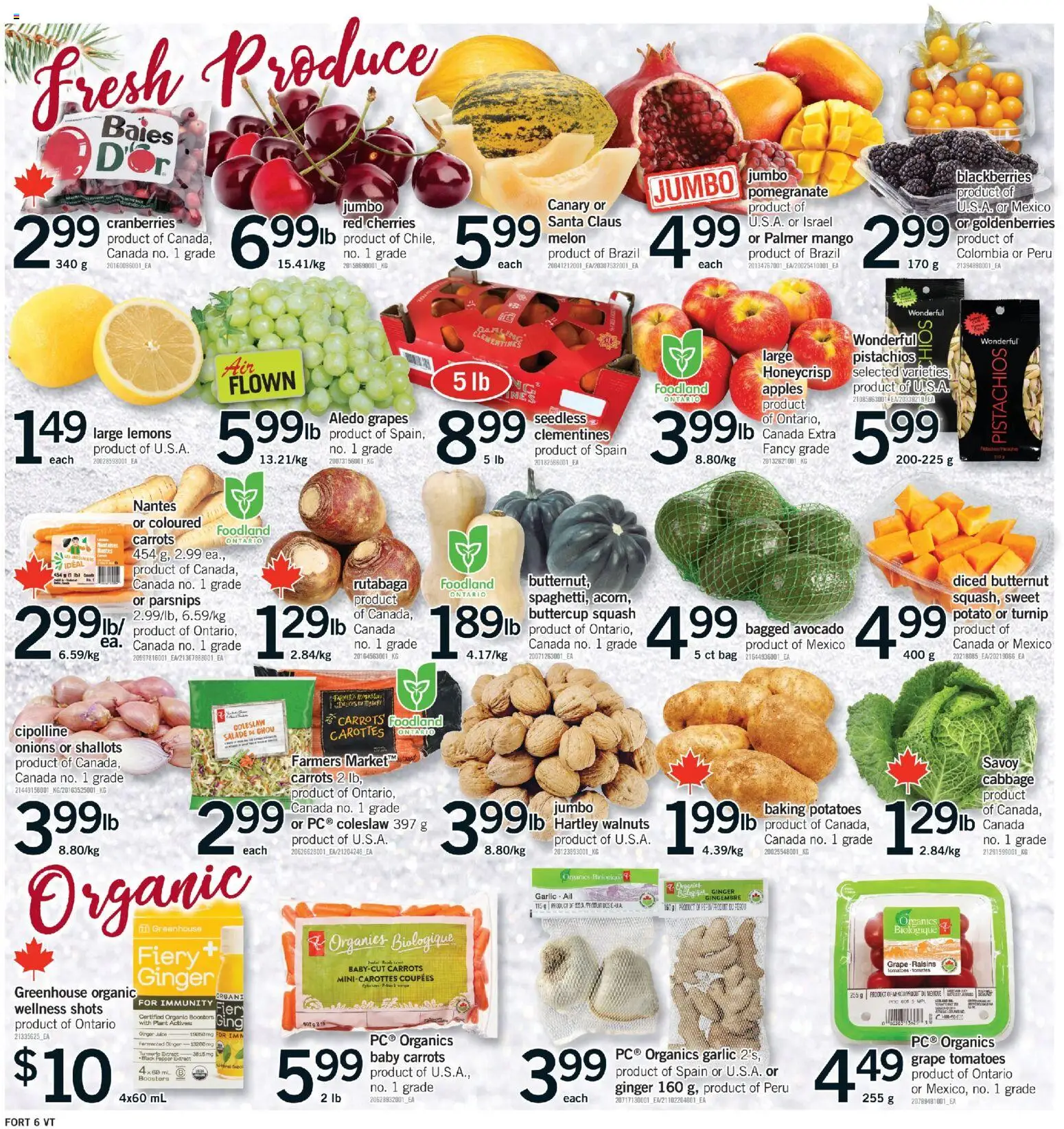 Fortinos flyer valid from 18.12.2025 | Page: 7 | Products: Potatoes, Bag, Apples, Tomatoes