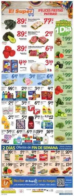 Preview of El Super weekly ads valid from 10.09.2025