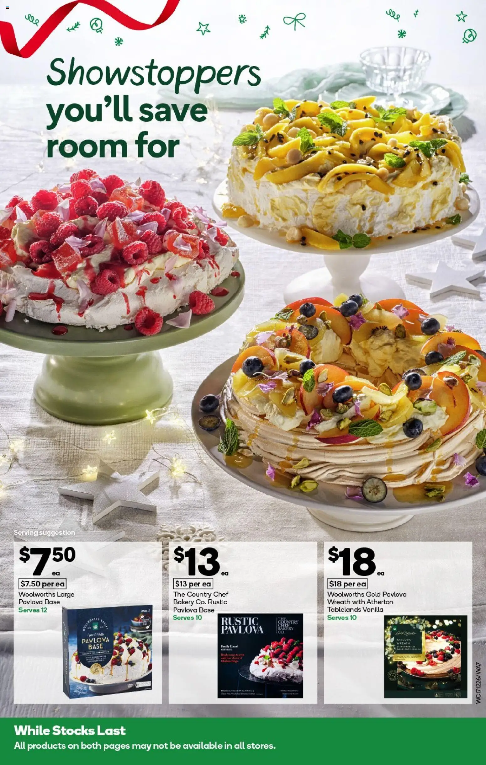 Woolworths catalogue - valid from 17.12.2025 | Page: 7 | Products: Pavlova, Bakery