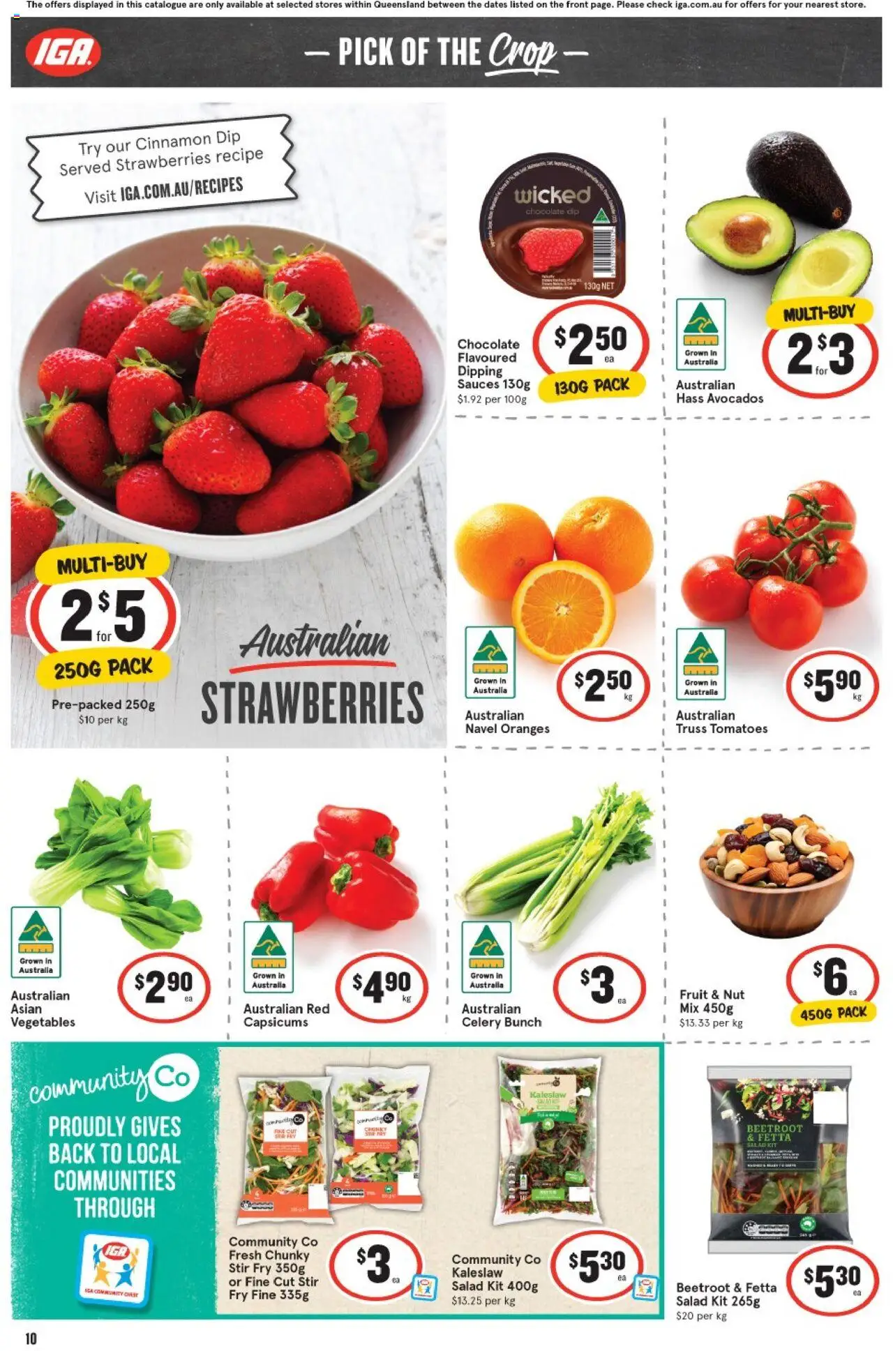 IGA catalogue - valid from 10.09.2025 | Page: 11 | Products: Oranges, Strawberries, Vegetables, Beetroot