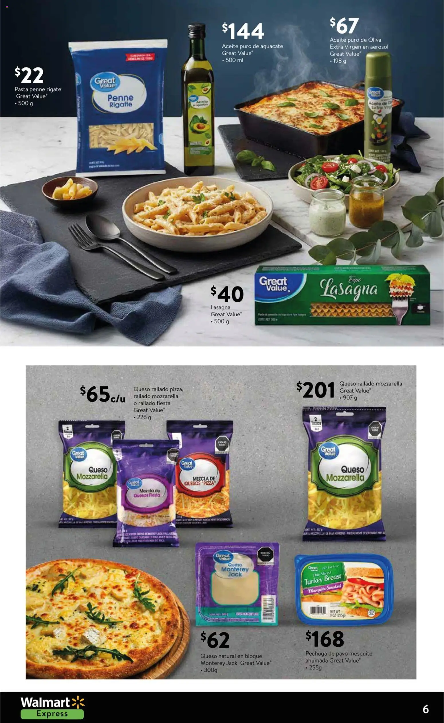 Nuevas ofertas de Walmart Express válidas en toda la República Mexicana desde el 02.01.2026. ¡Encuentra las mejores ofertas en Walmart Express folleto Celebra lo especial! | Página: 6 | Productos: Queso, Aguacate, Pizza, Pasta