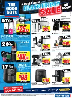 Preview of The Good Guys Black Friday - valid from 19.11.2025 | Page: 13 | Products: Drawer, Portable, Kettle, Food processor