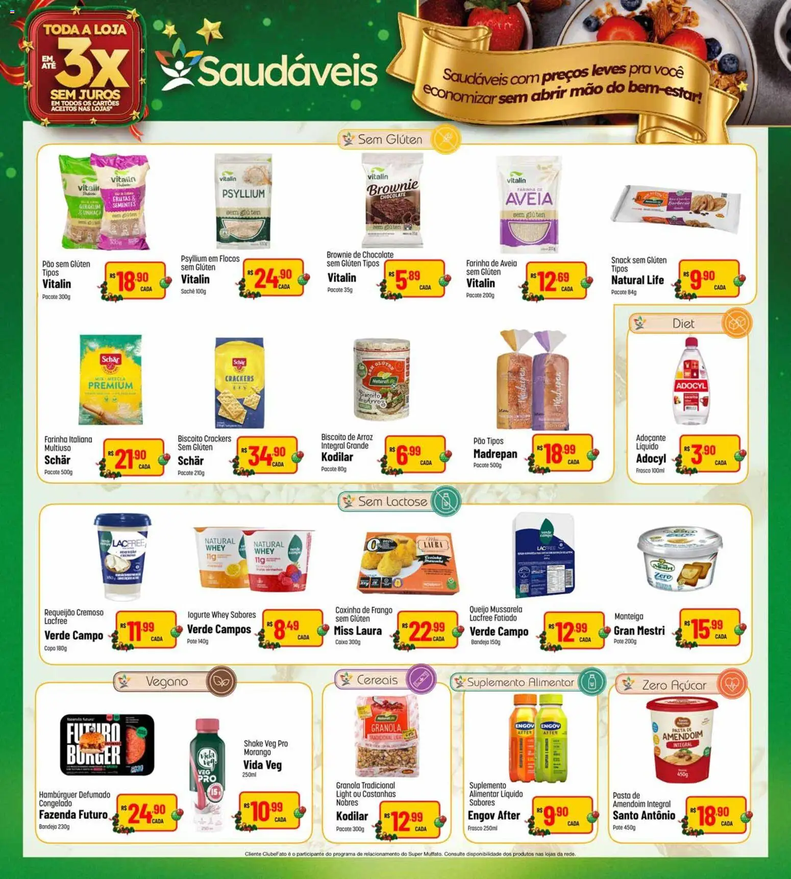 Super Muffato Folheto - válido de 13.12.2025 | Página: 15 | Produtos: Flocos, Frango, Requeijão, Mussarela