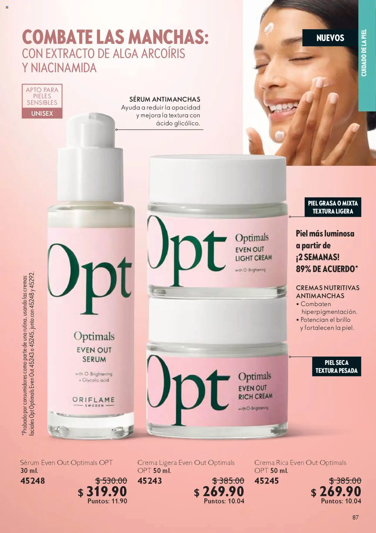 Nuevas ofertas de Oriflame válidas en toda la República Mexicana desde el 13.09.2025. ¡Encuentra las mejores ofertas en Oriflame - Campaña 13 2025! | Página: 87