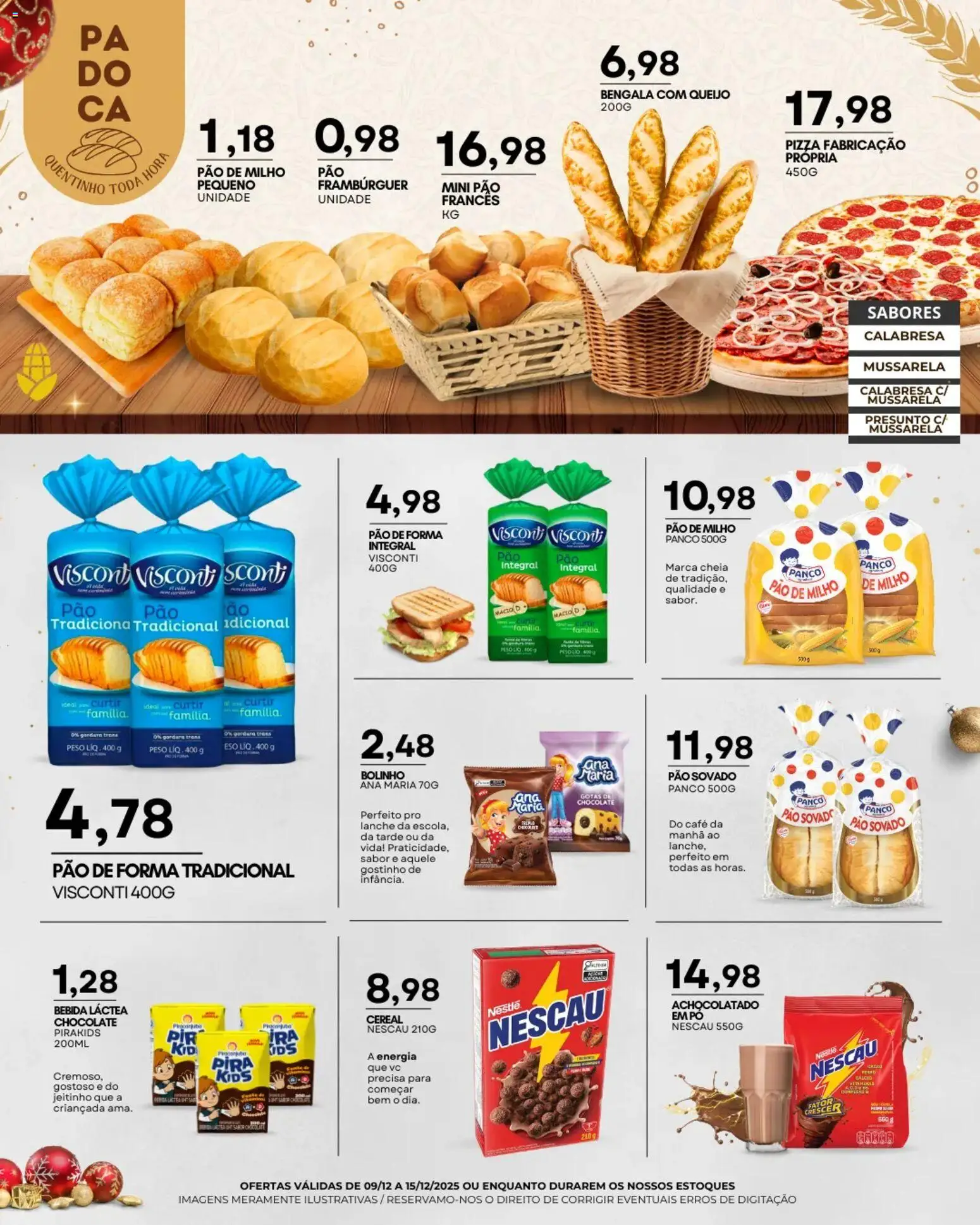 Mercadão Atacadista Folheto - válido de 09.12.2025 | Página: 7 | Produtos: Pó, Nescau, Achocolatado, Chocolate