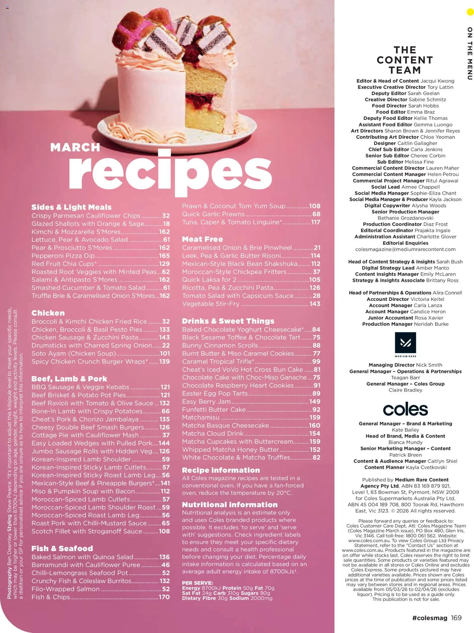 Coles catalogue - valid from 05.03.2026 | Page: 169 | Products: Pizza, Fish, Salmon, Pies