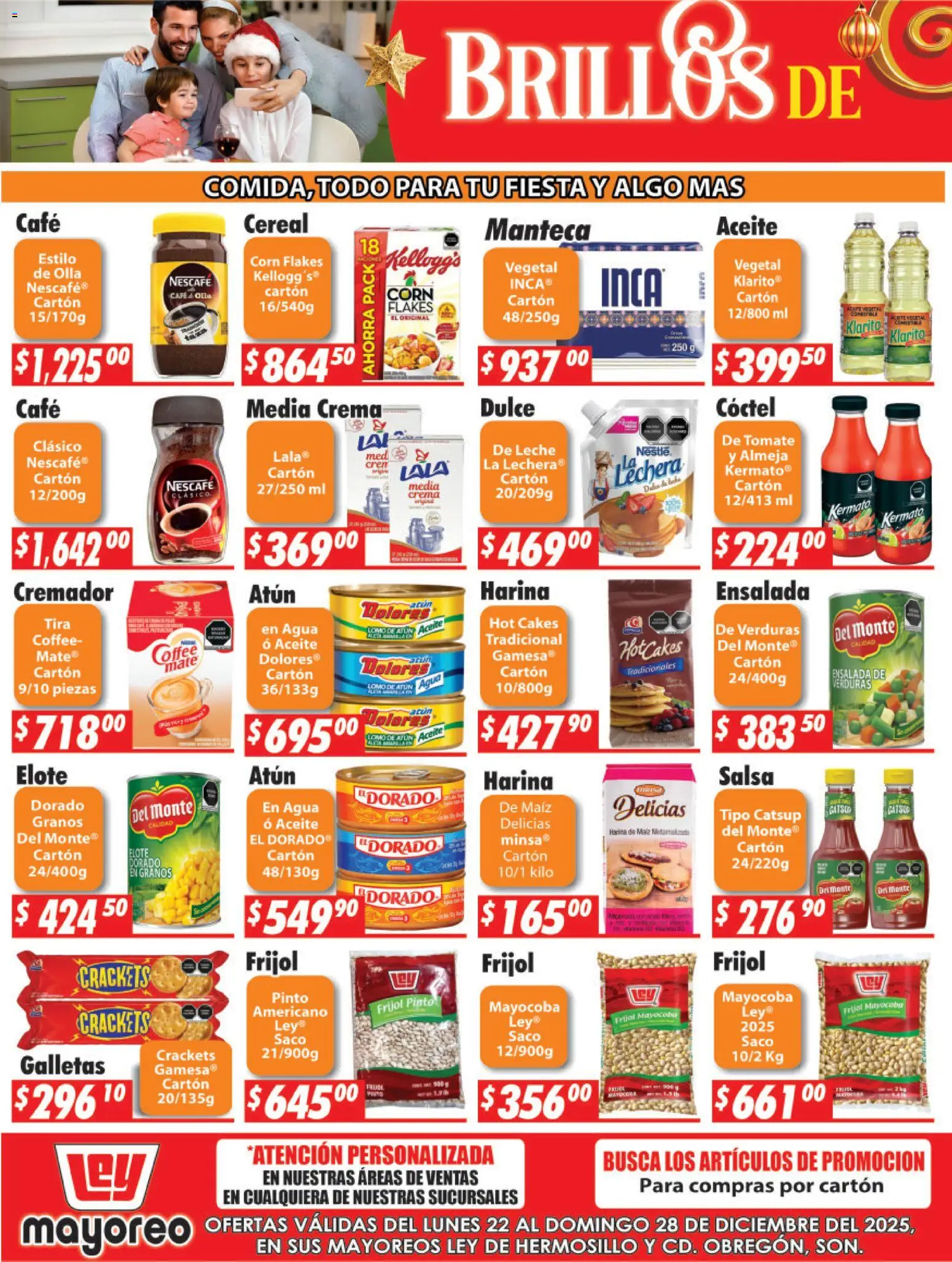 Nuevas ofertas de Casa Ley válidas en toda la República Mexicana desde el 22.12.2025. ¡Encuentra las mejores ofertas en Casa Ley folleto Hermosillo! | Página: 3 | Productos: Maíz, Aceite, Ensalada, Olla