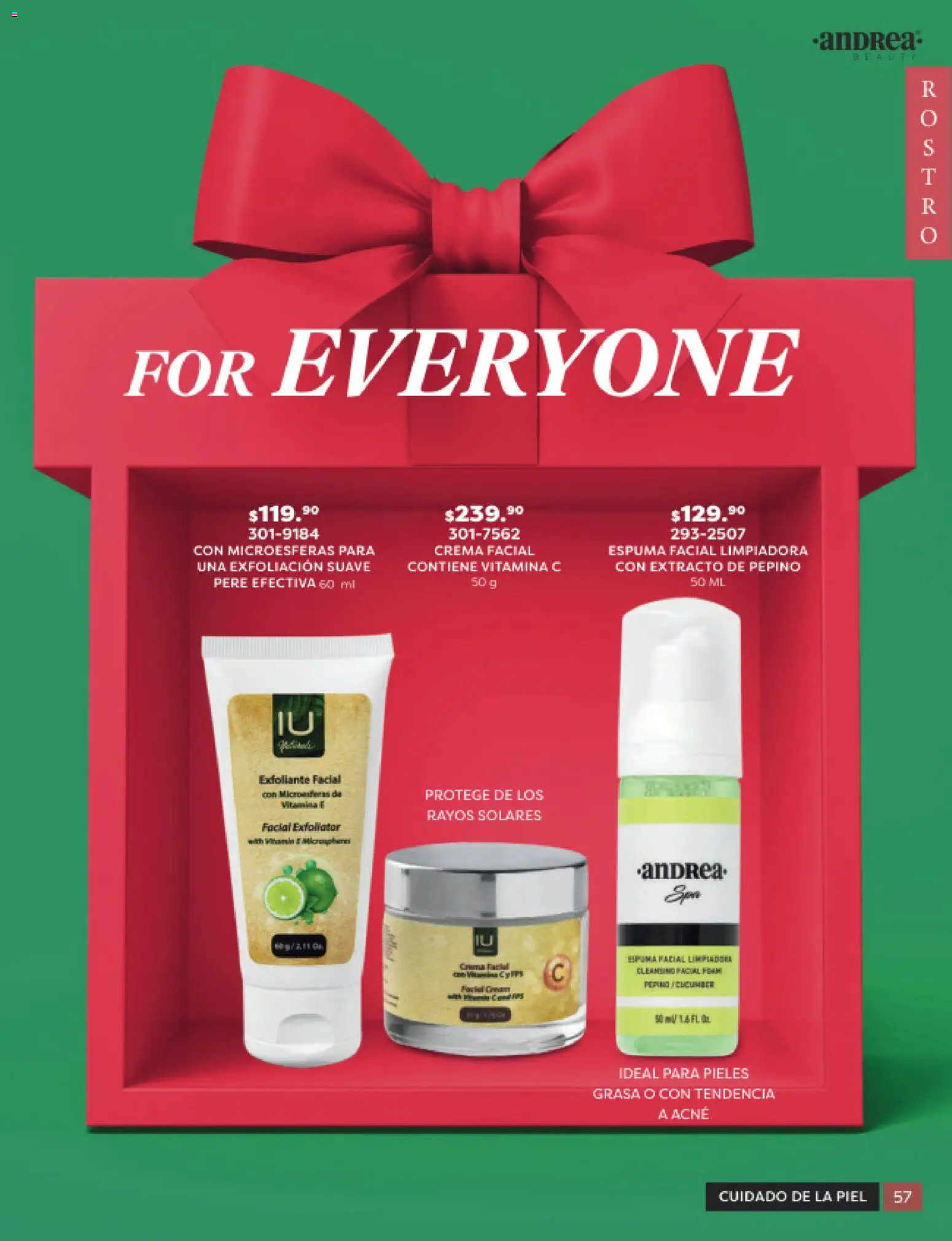 Nuevas ofertas de Andrea válidas en toda la República Mexicana desde el 31.10.2025. ¡Encuentra las mejores ofertas en Andrea catálogo Beauty! | Página: 57 | Productos: Crema, Exfoliante facial, Espuma