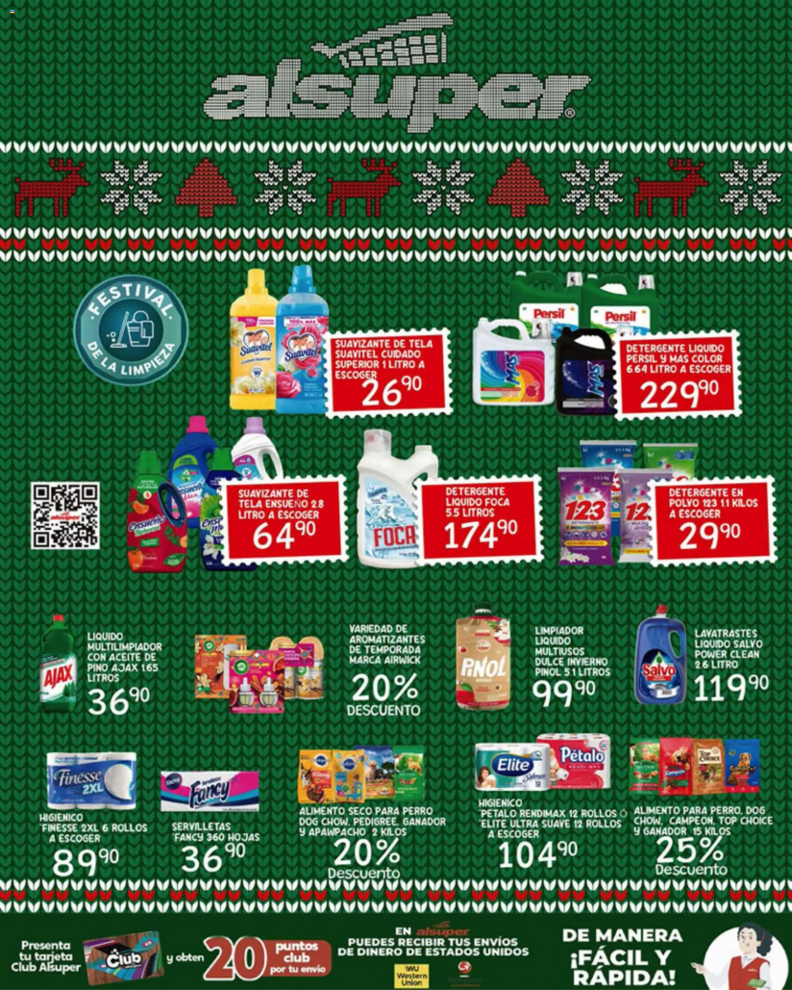 Nuevas ofertas de Alsuper válidas en toda la República Mexicana desde el 28.11.2025. ¡Encuentra las mejores ofertas en Alsuper folleto Saltillo! | Página: 8 | Productos: Detergente, Aceite, Suavizante, Servilletas