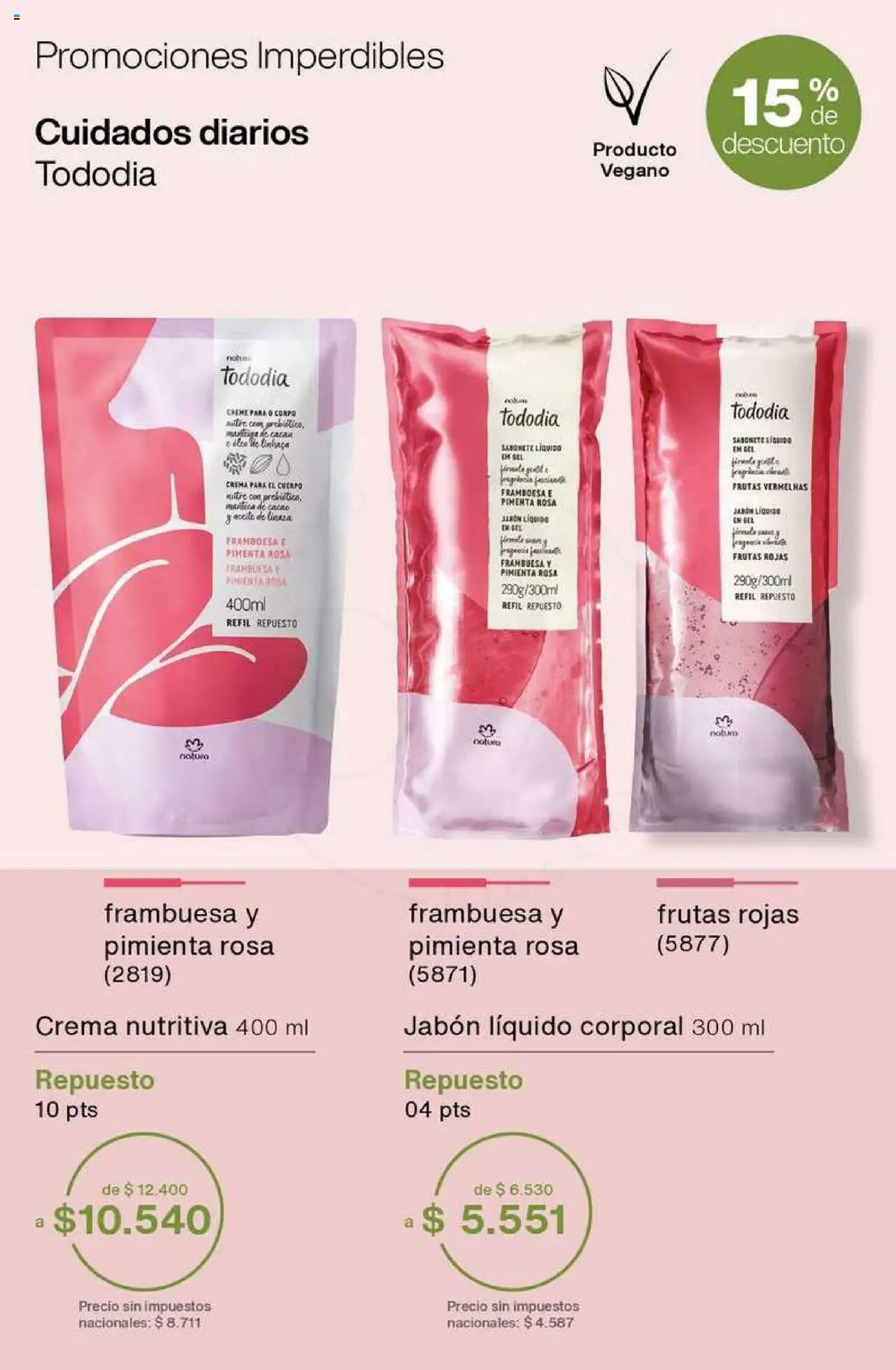 Catálogo Natura Ciclo 8 │ válido desde el 03.06.2025 | Página: 37 | Productos: Jabón líquido, Crema para el cuerpo, Jabón, Crema