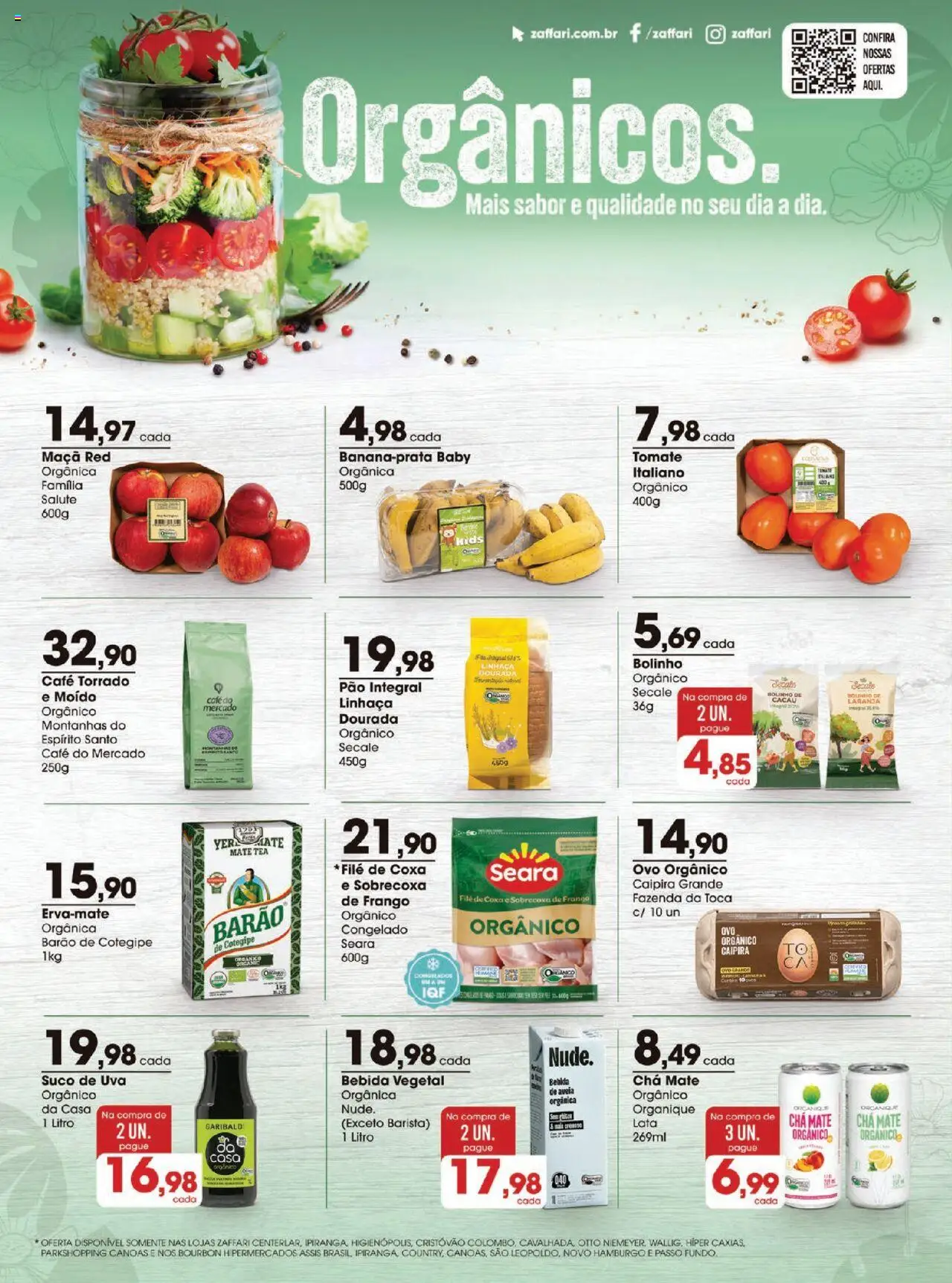 Zaffari Folheto - válido de 09.09.2025 | Página: 24 | Produtos: Pão, Suco, Chá, Bourbon