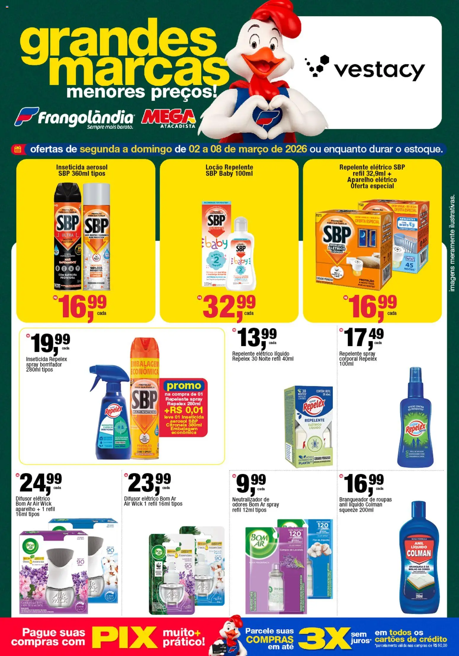 Frangolândia Folheto - válido de 02.03.2026 | Página: 6 | Produtos: Difusor, Roupas, Repelente, Inseticida