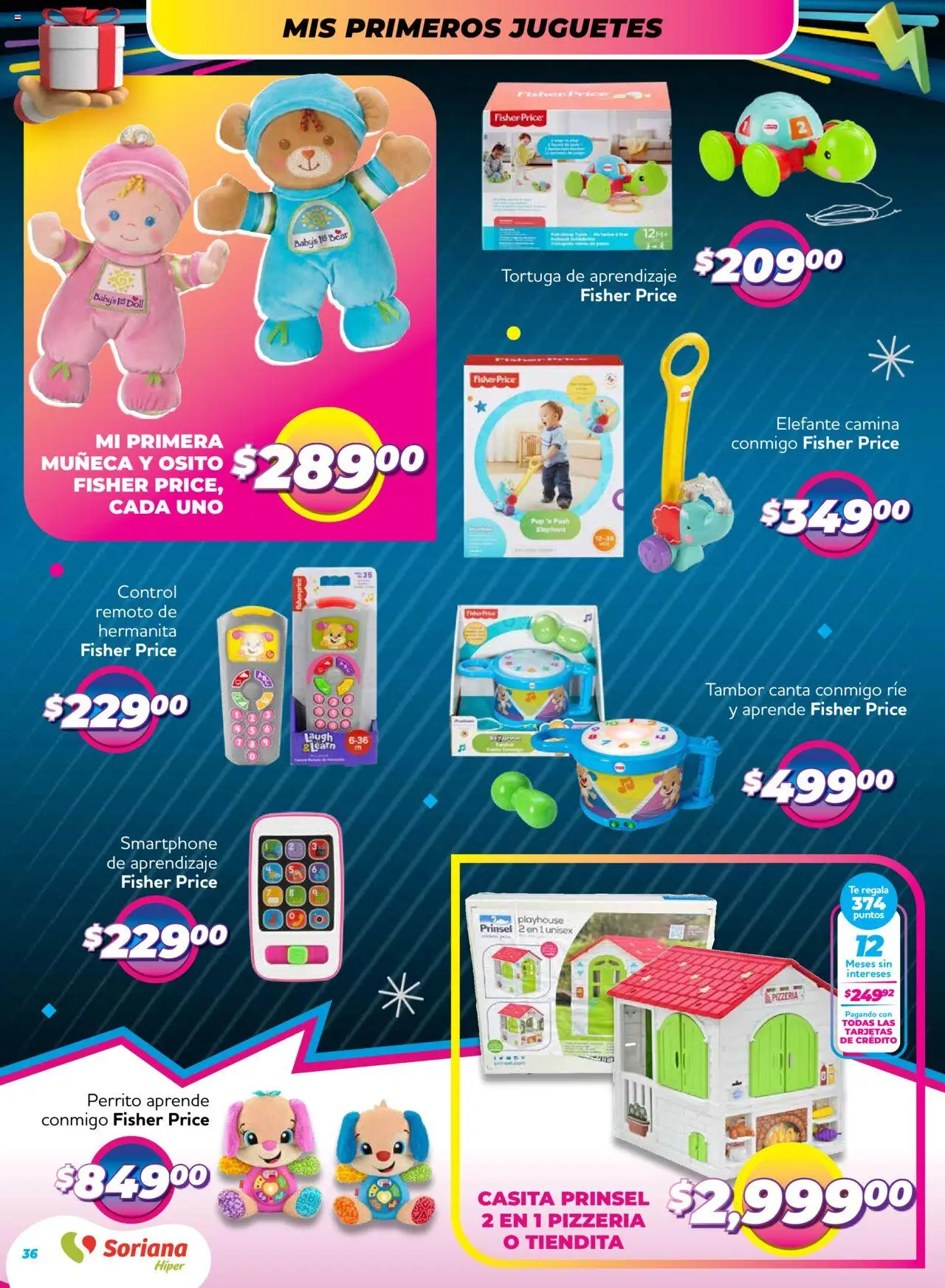 Nuevas ofertas de Soriana válidas en toda la República Mexicana desde el 09.10.2025. ¡Encuentra las mejores ofertas en Soriana - Reino de los Juguetes Súper Nacional! | Página: 35 | Productos: Control remoto, Té, Smartphone