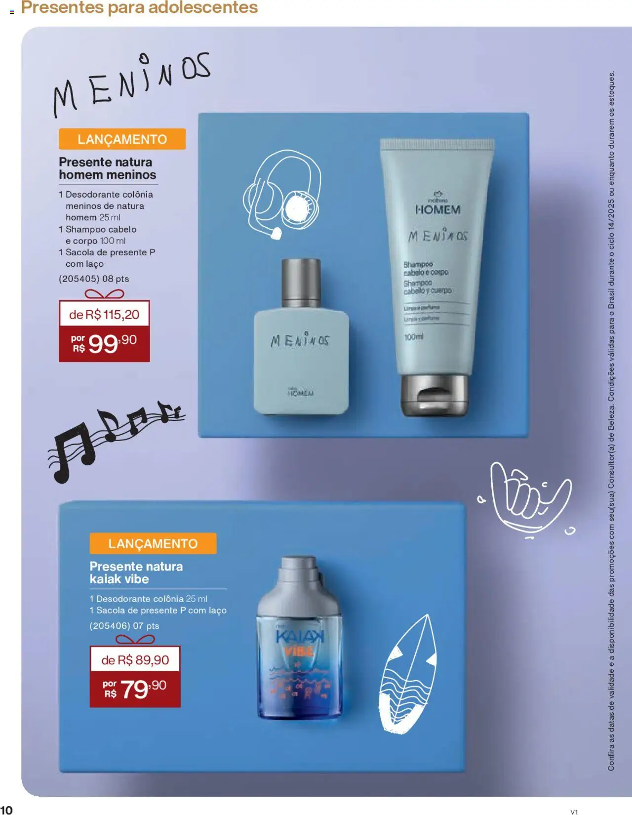 Natura Folheto - válido de 18.08.2025 | Página: 10 | Produtos: Shampoo, Desodorante