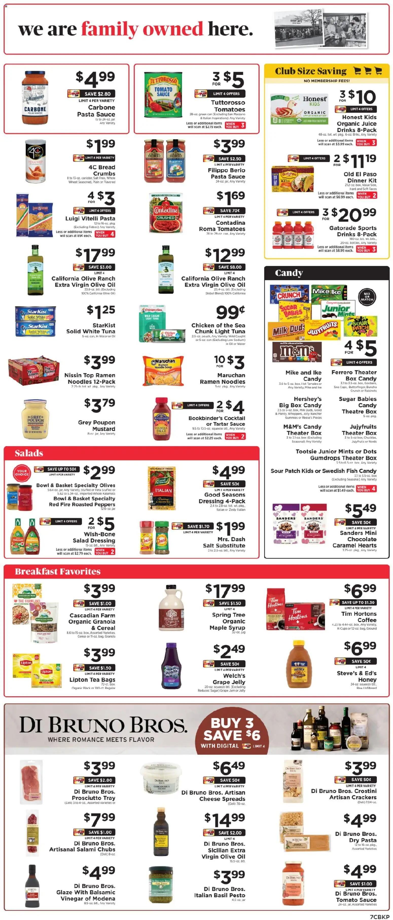 ShopRite Weekly Ad - valid from 26.12.2025 | Page: 7 | Products: Vinegar, Beef, Pasta, Salt