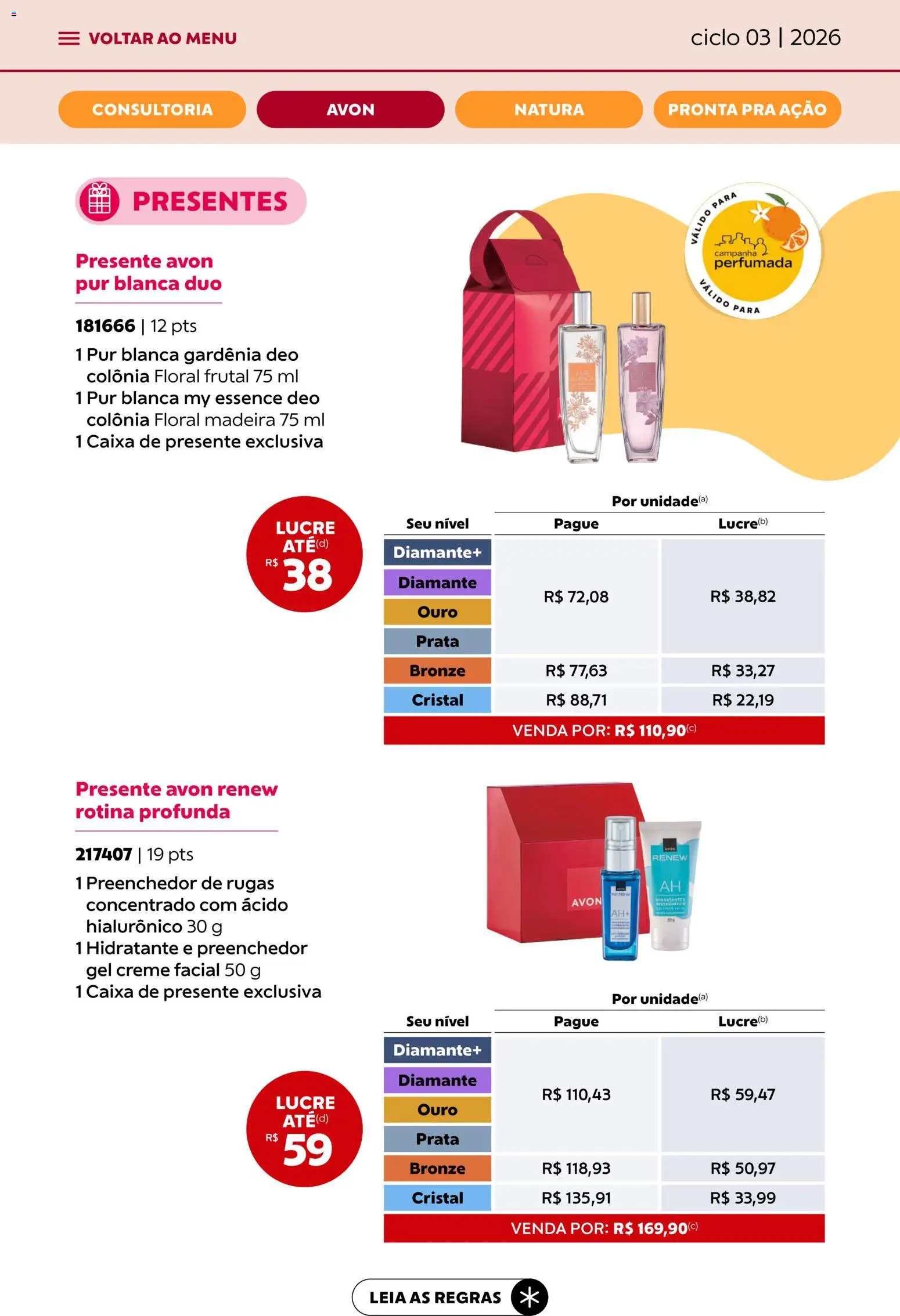 Avon Folheto - válido de 15.01.2026 | Página: 24 | Produtos: Caixa, Creme
