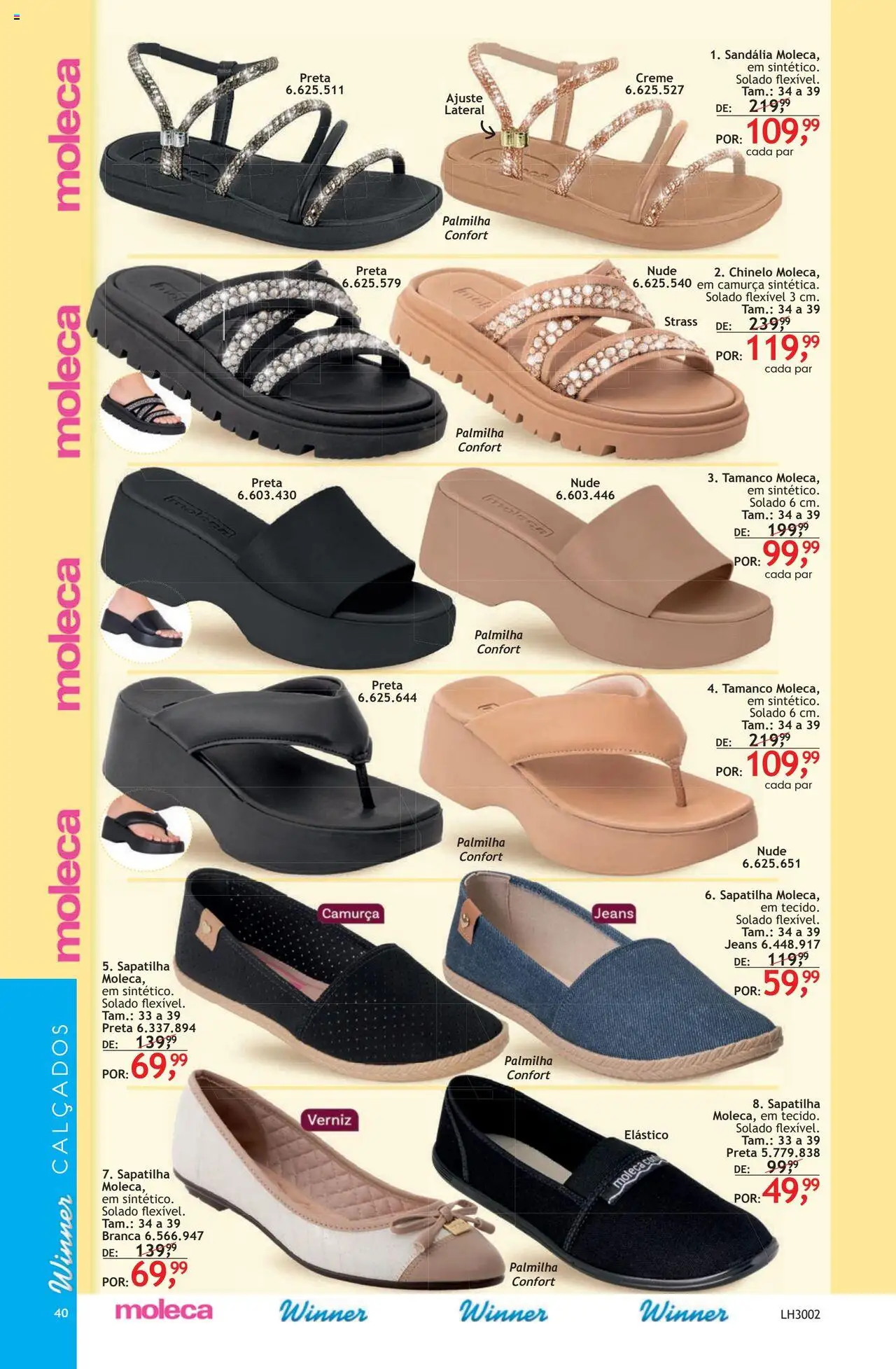 Quatro Estações Folheto - válido de 01.07.2025 | Página: 40 | Produtos: Creme, Jeans, Verniz, Palmilha
