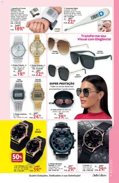 Quatro Estações - Catálogo 02-03-04 - Pré-Visualização do folheto da loja Quatro Estações, válido de 01.02.2026 | Página: 63 | Produtos: Termômetro, Porta, Óculos, Relógio